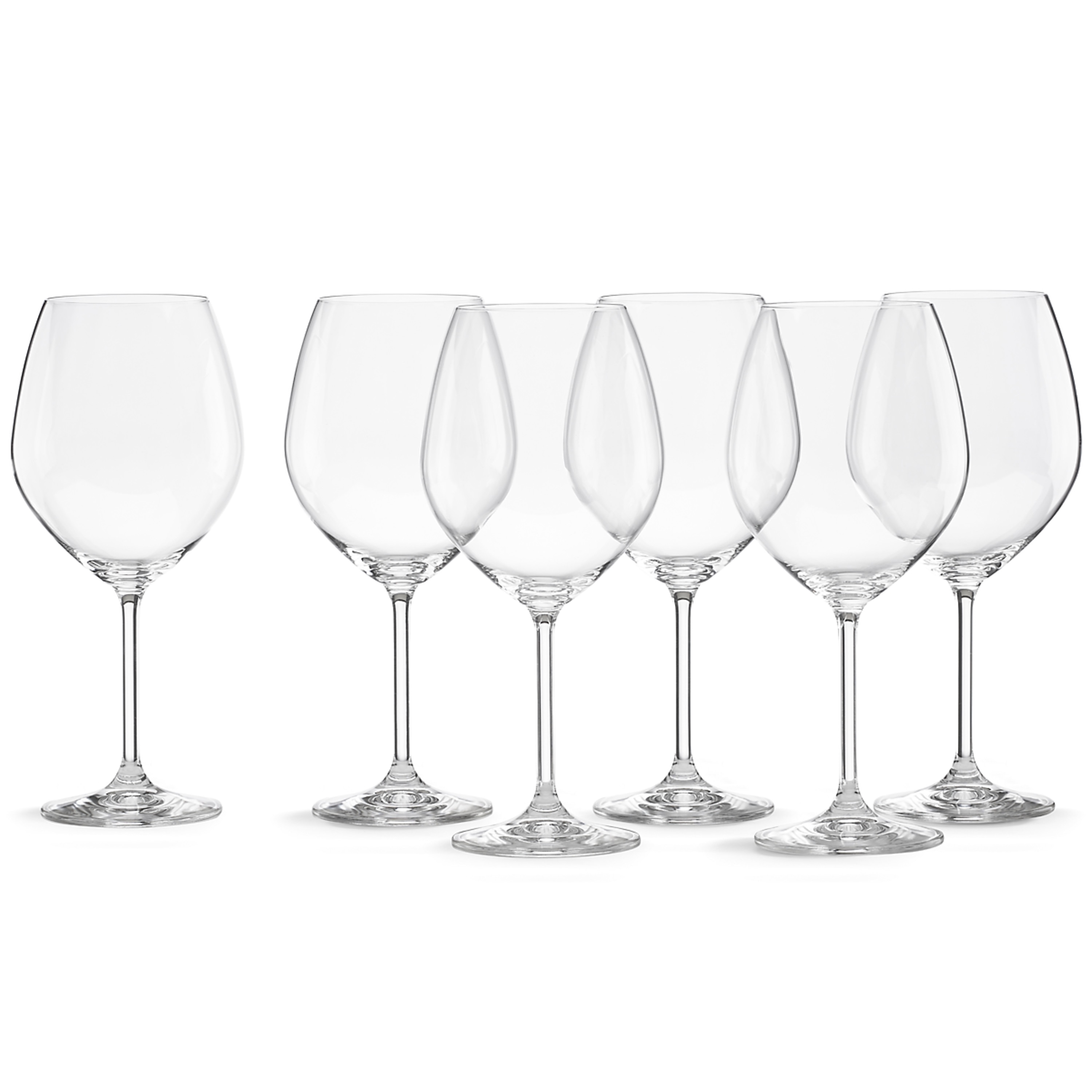 LENOX 831664 Tuscany Classics Red Wine Glass 24-fl oz Glass Clear Wine Glasses Set of: 6