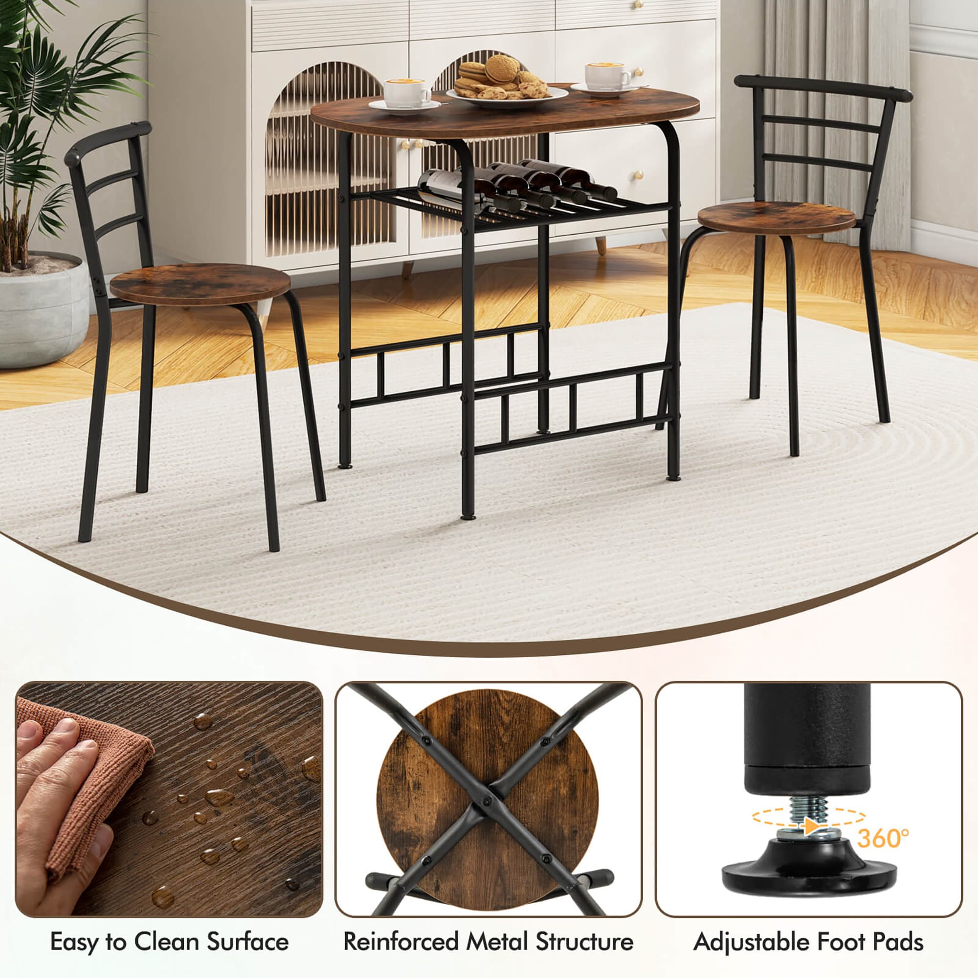 Costway SXL00094 Dining-Sets - View #6