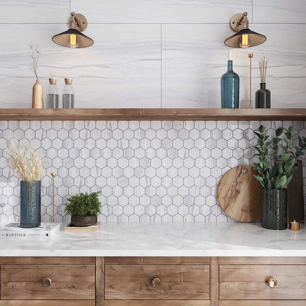 Apollo Tile IMP88ICEHEXA Ceramic-Tile - View #2