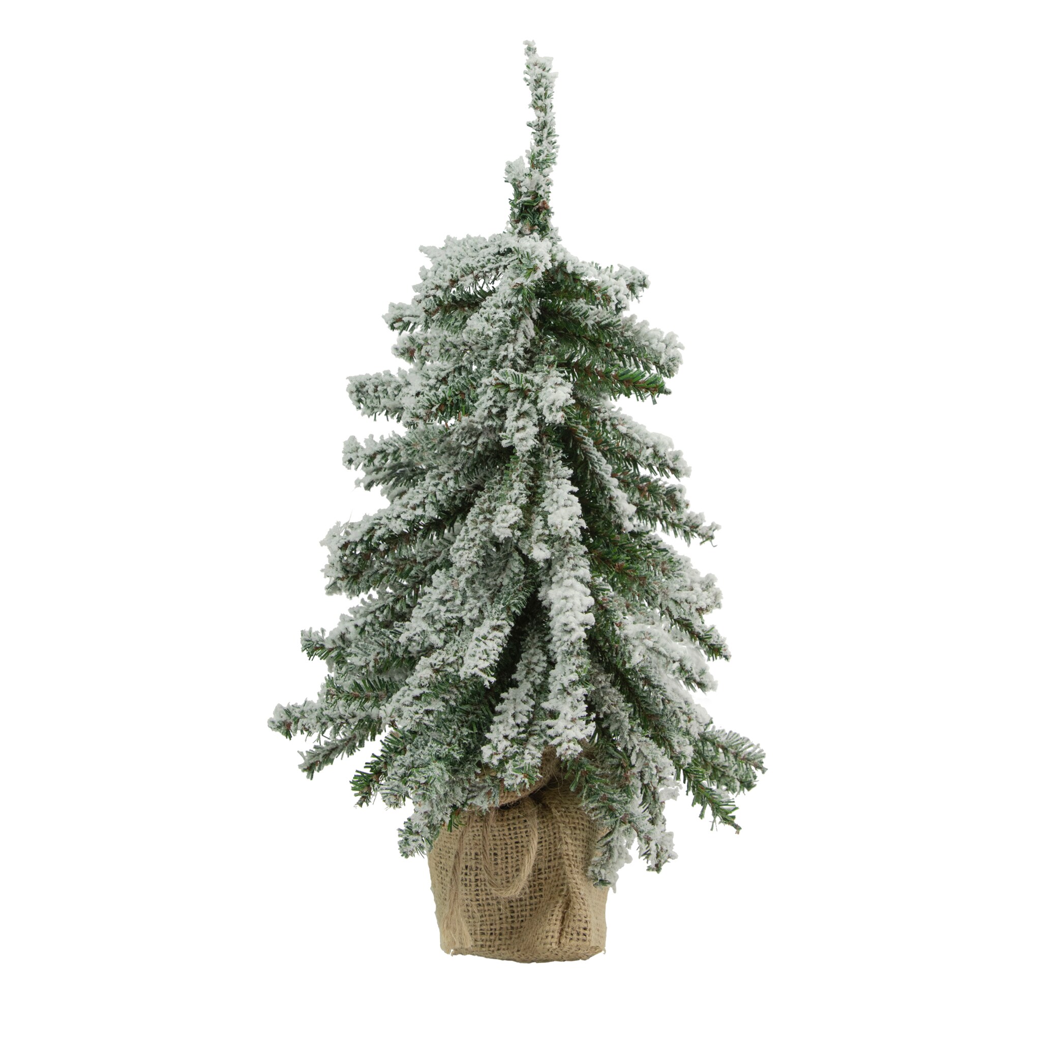 Northlight 32913326 1.25-ft Pine Flocked Artificial Christmas Tree