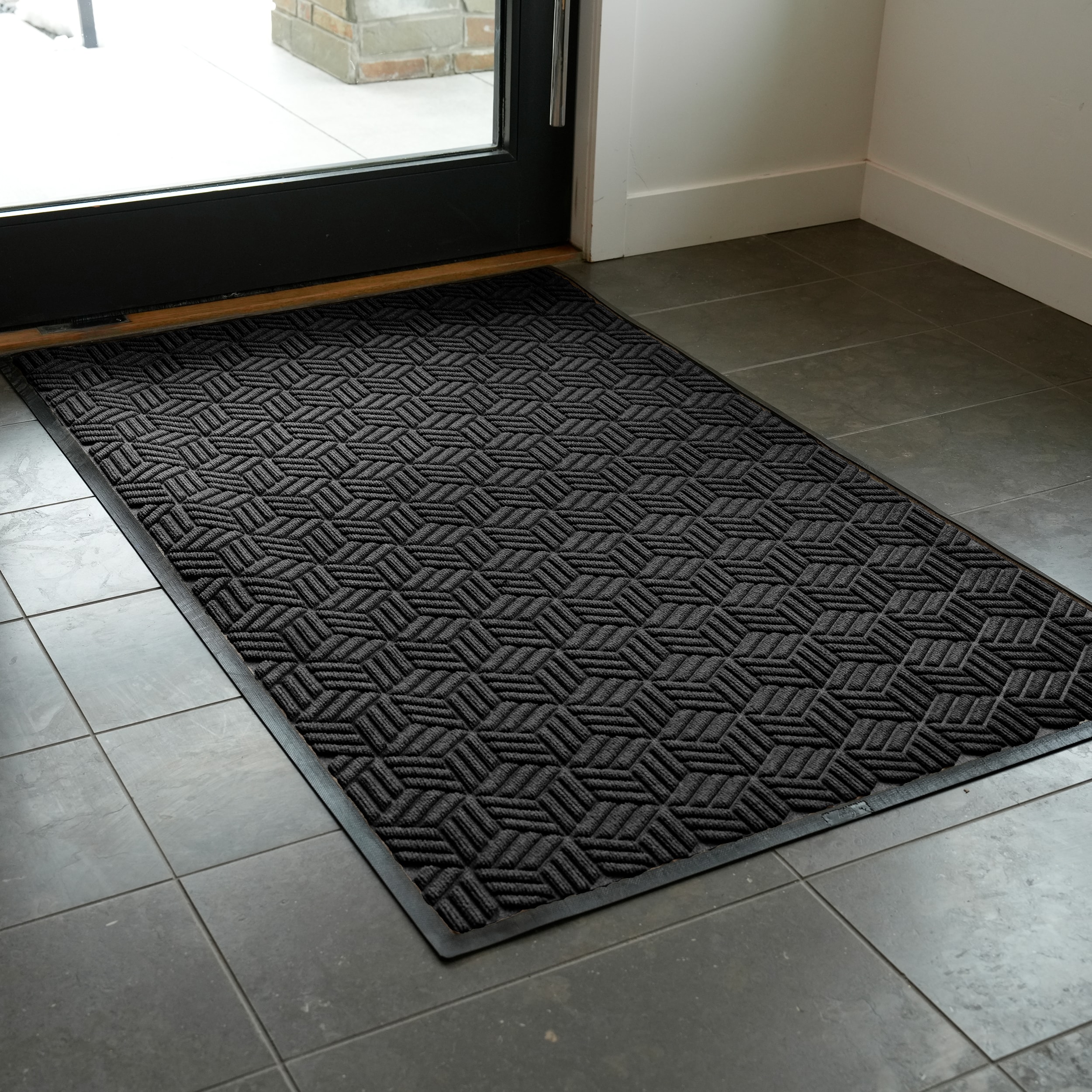 Project Source 4-ft x 6-ft Gray Rectangular Indoor or Outdoor Utility Mat  in the Mats department at