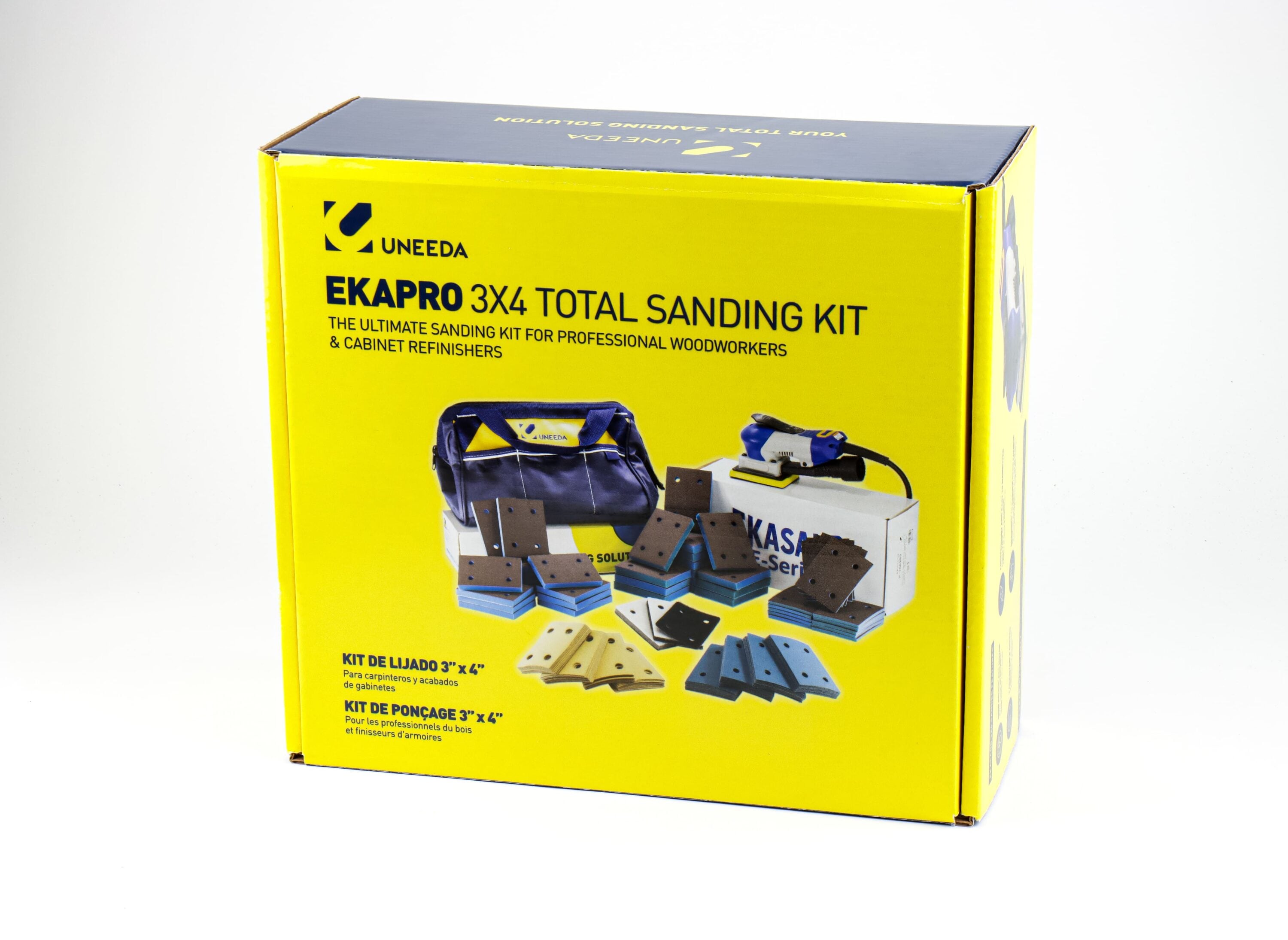 UNEEDA EKAPRO 3 x4 Total Sanding Kit - Central Vacuum with Systainer Tool Case SYS G3 M 187 #P-106947
