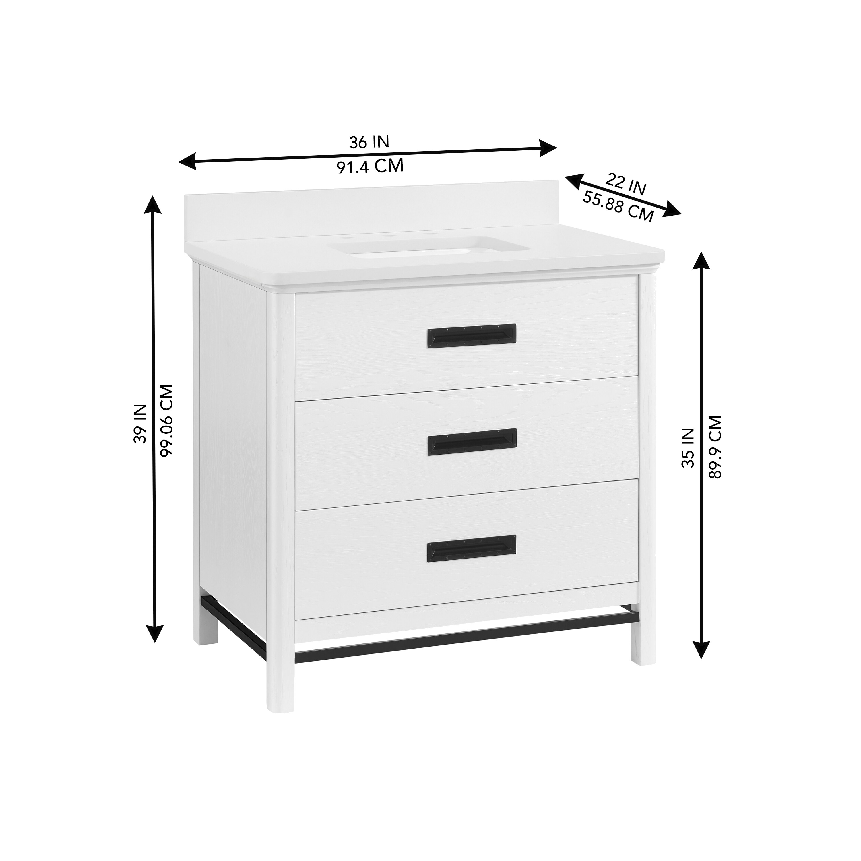 allen + roth 1694VA-36-241-901-UM Bath-Vanity-Combo - View #2