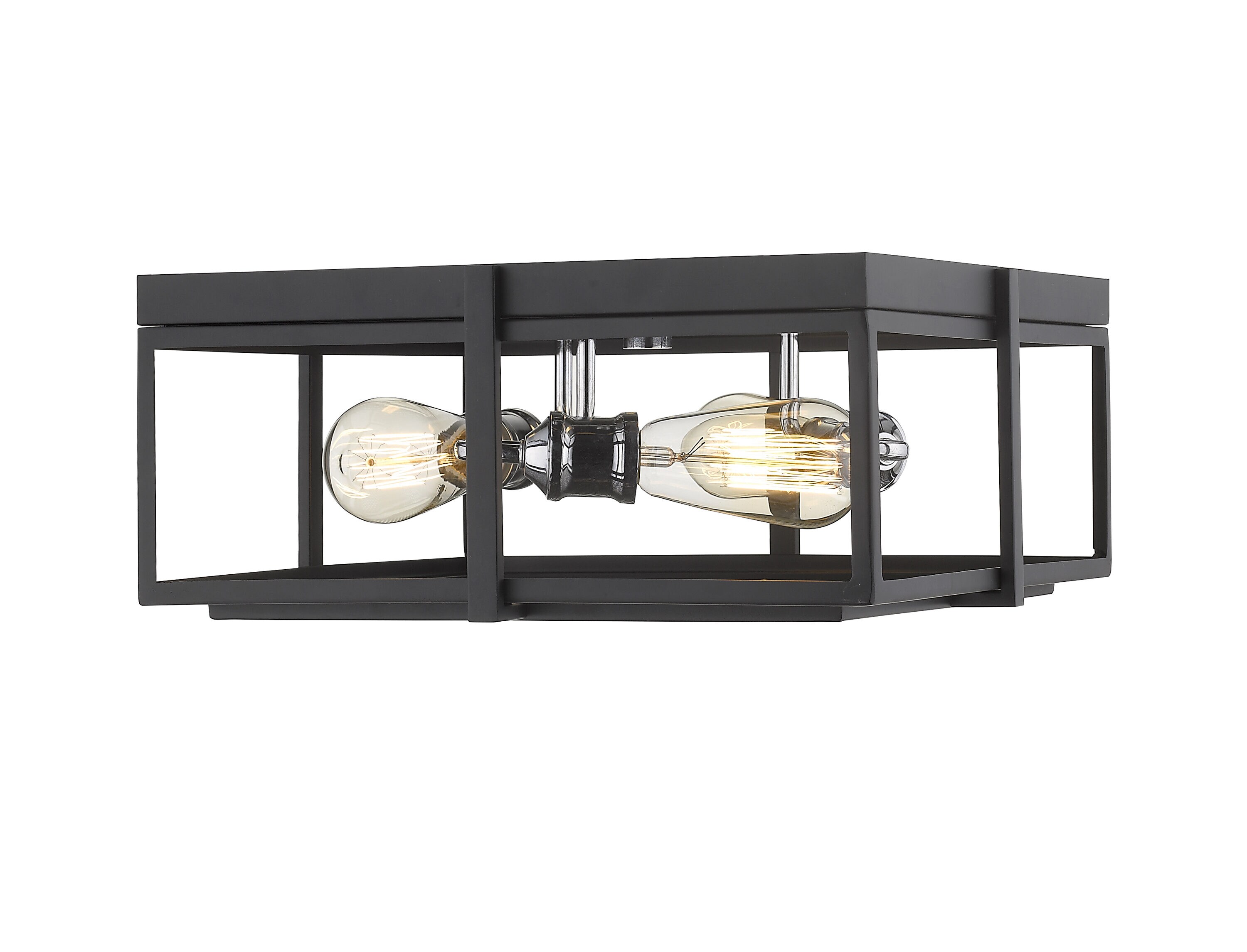 Z-Lite 724F15-MB+CH flushmounts - View #3