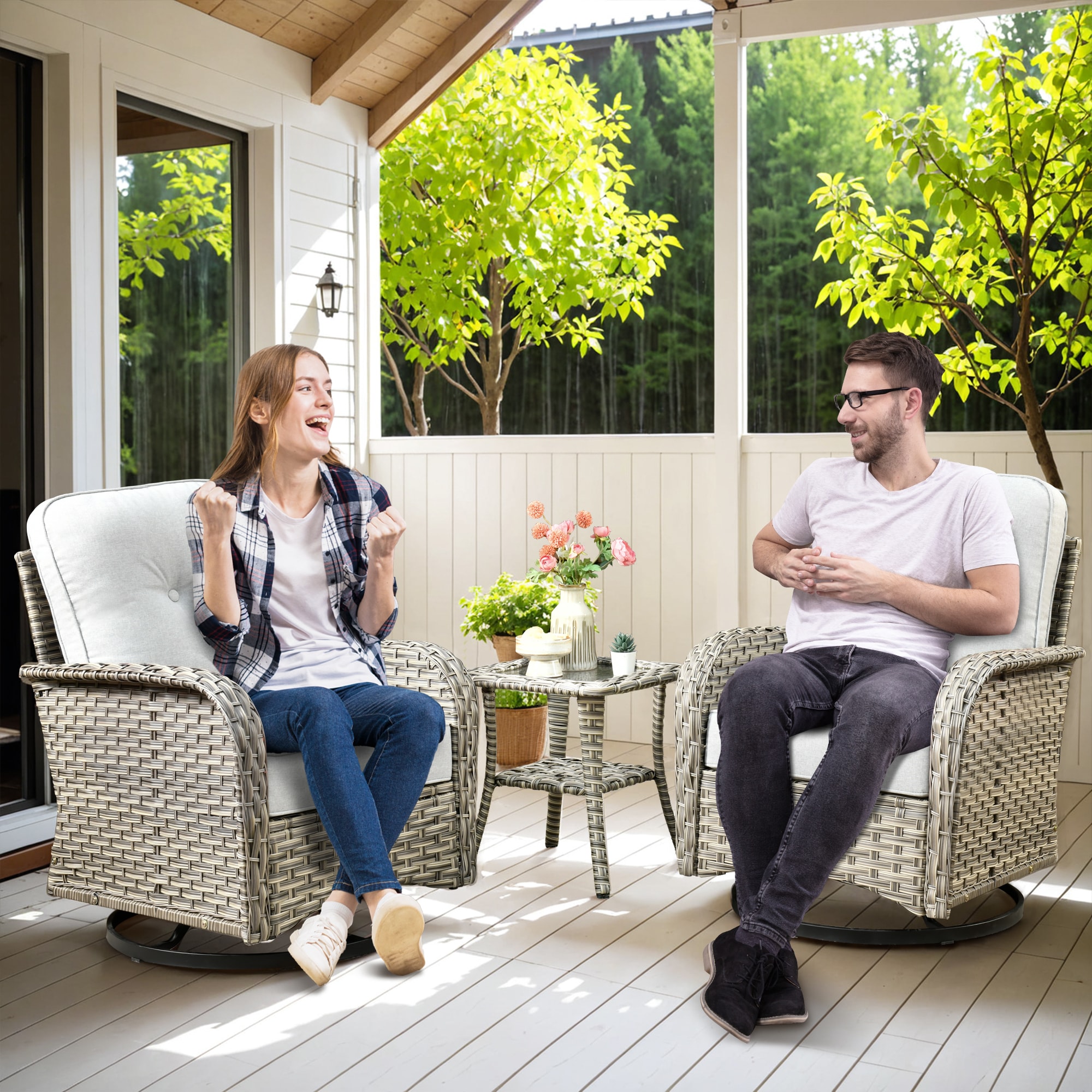 Ovios VNC-4Y Patio-Conversation-Sets - View #7