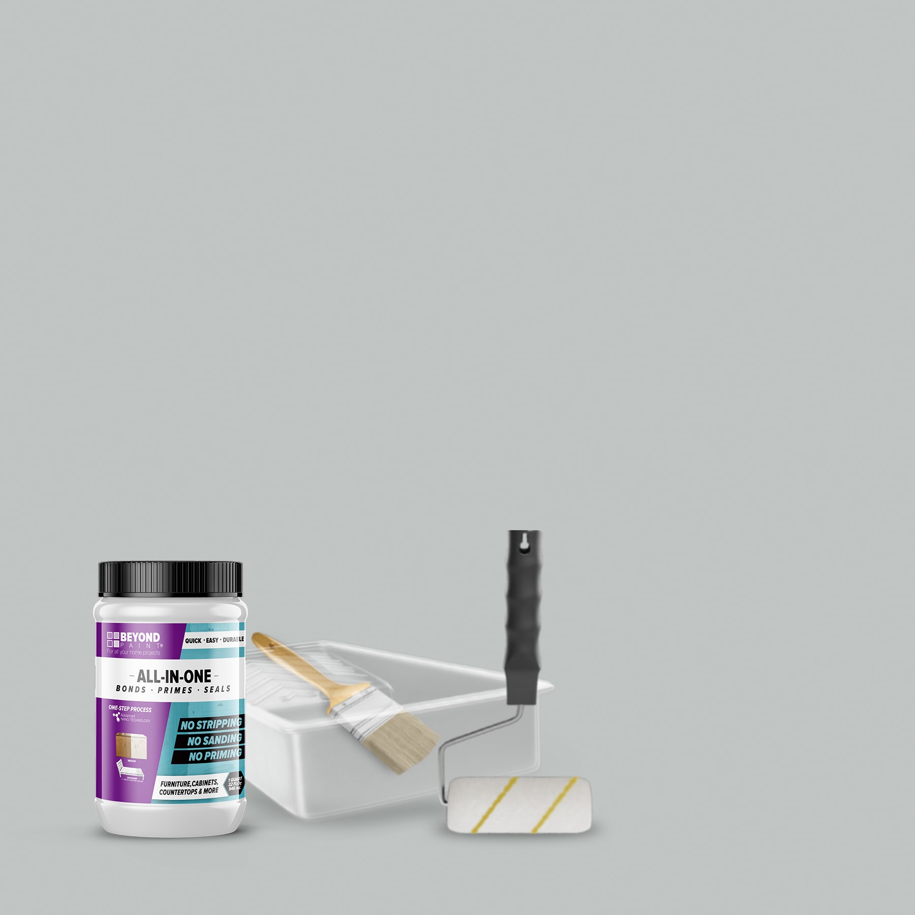 Beyond Paint BP35 Cabinets- Countertops- and- Furniture Flat Soft gray ( Kit )
