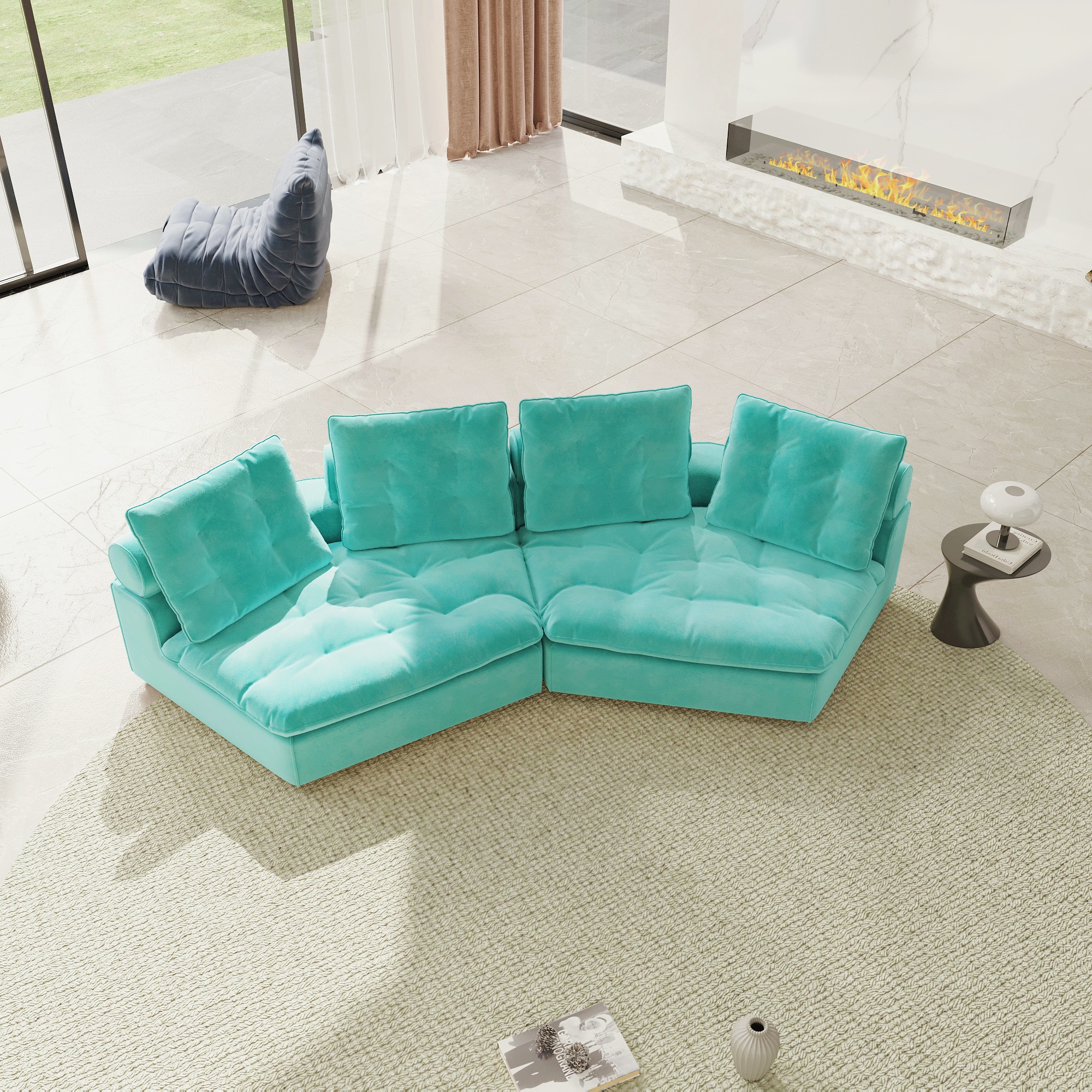 BuotiqHom DH-S2+2-136TB Sofas-Loveseats - View #7