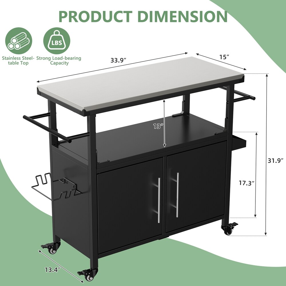 SUNOYAR W3190P510473 Grill-Carts-Grill-Stands - View #2
