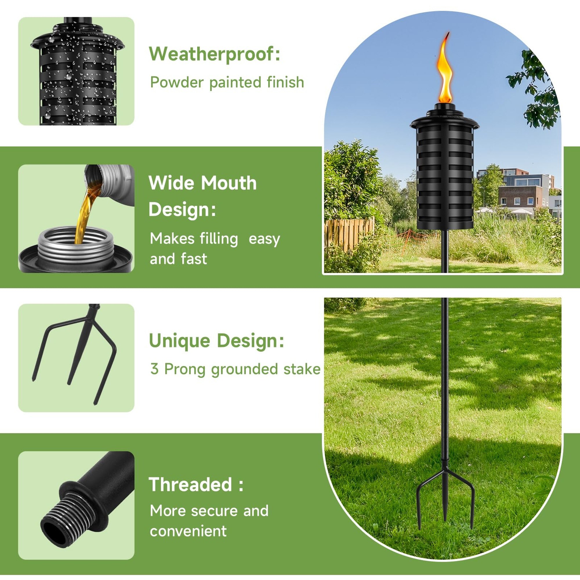 Numhew NHDREW402917 Citronella-Torches - View #3