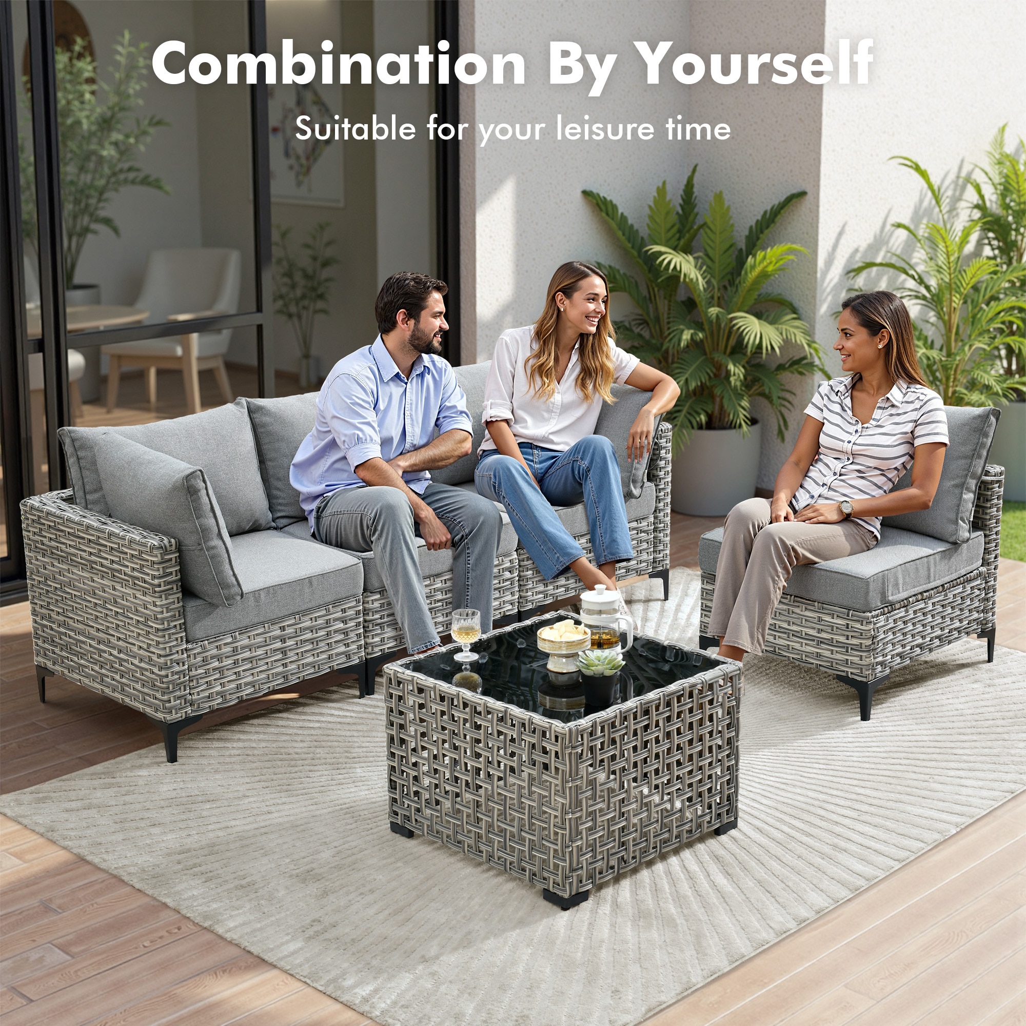 ALTRIGUS 6L-SKT207-AL Patio-Conversation-Sets - View #9