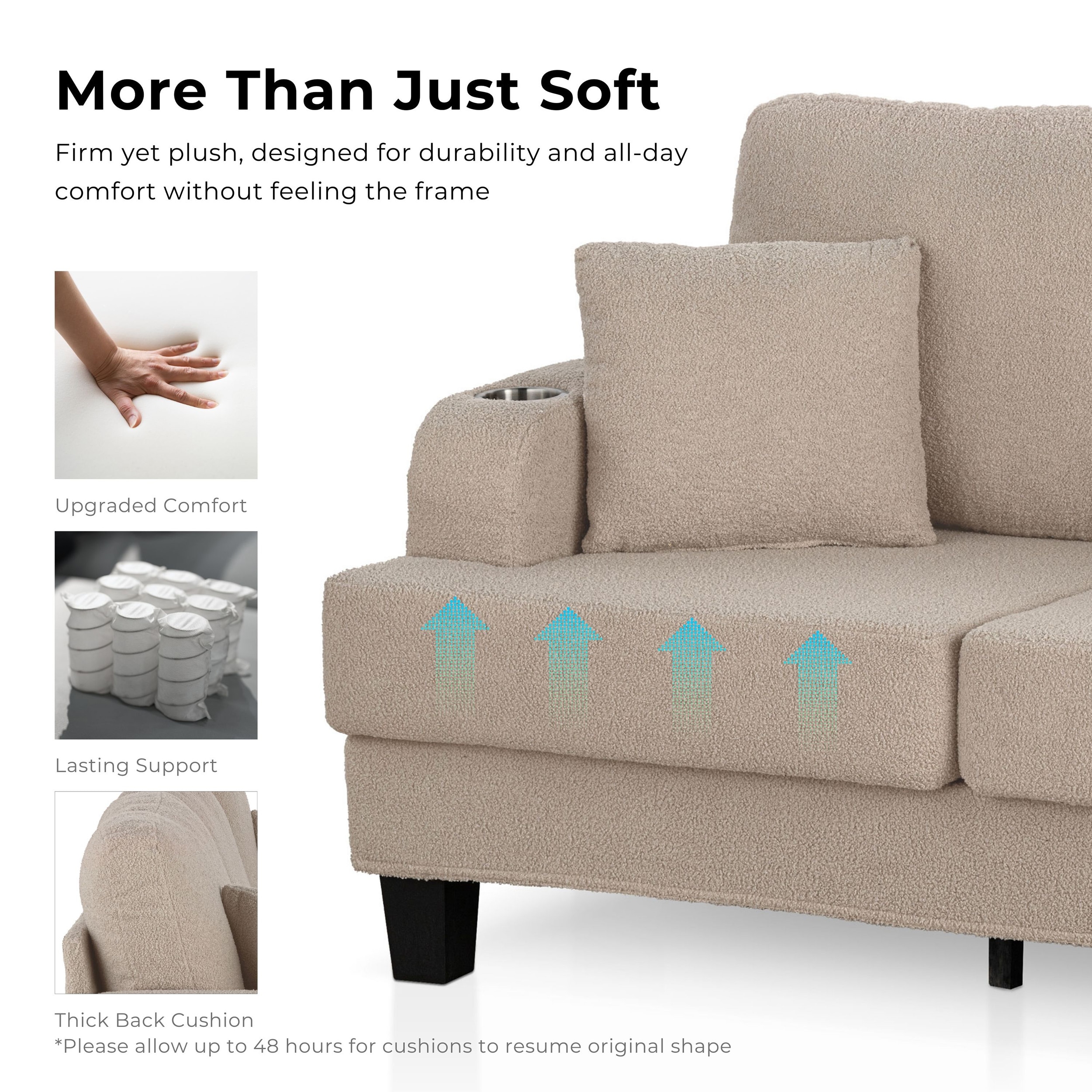 Furniture of America IDF-SL6936DG-SF Sofas-Loveseats - View #13
