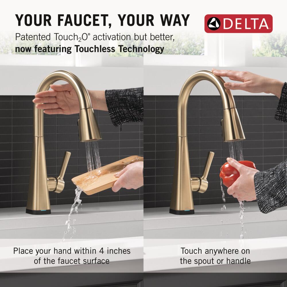 Delta 19802TLZ-CZ-DST Kitchen-Faucets - View #3