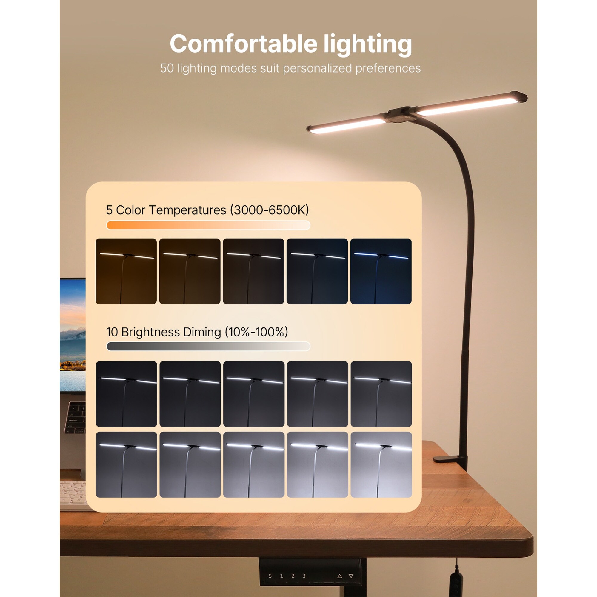 Wudkey L4-RH9Z6A Desk-Table-Lamps - View #6