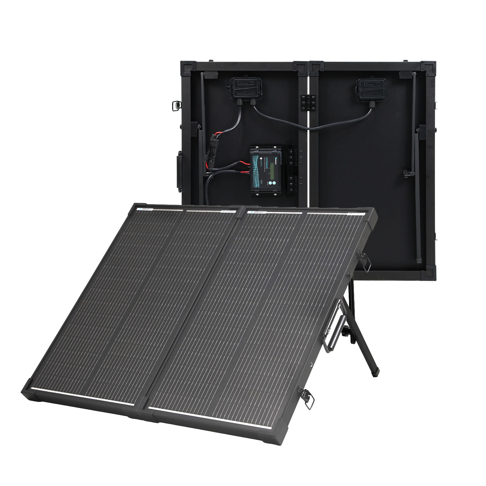 Renogy Monocrystalline 27.17-in x 31.3-in x 1.57-in 100-Watt Portable Solar Panel #RNG-STCS100D-VOY20