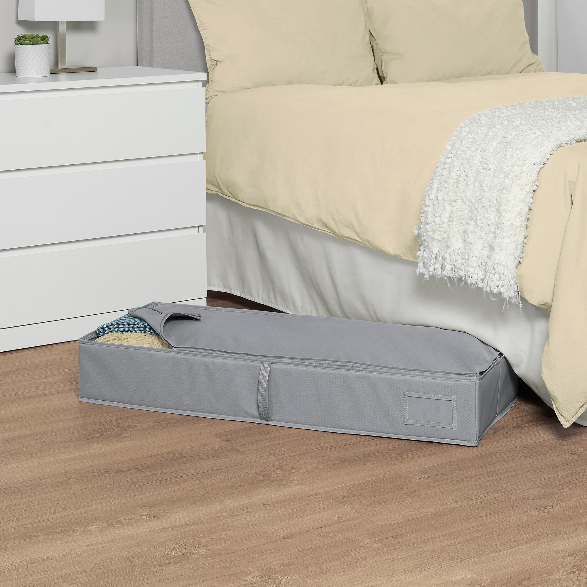 neatfreak Gray Underbed Storage Bag (41-in x 14.5-in x 17.5-in) in