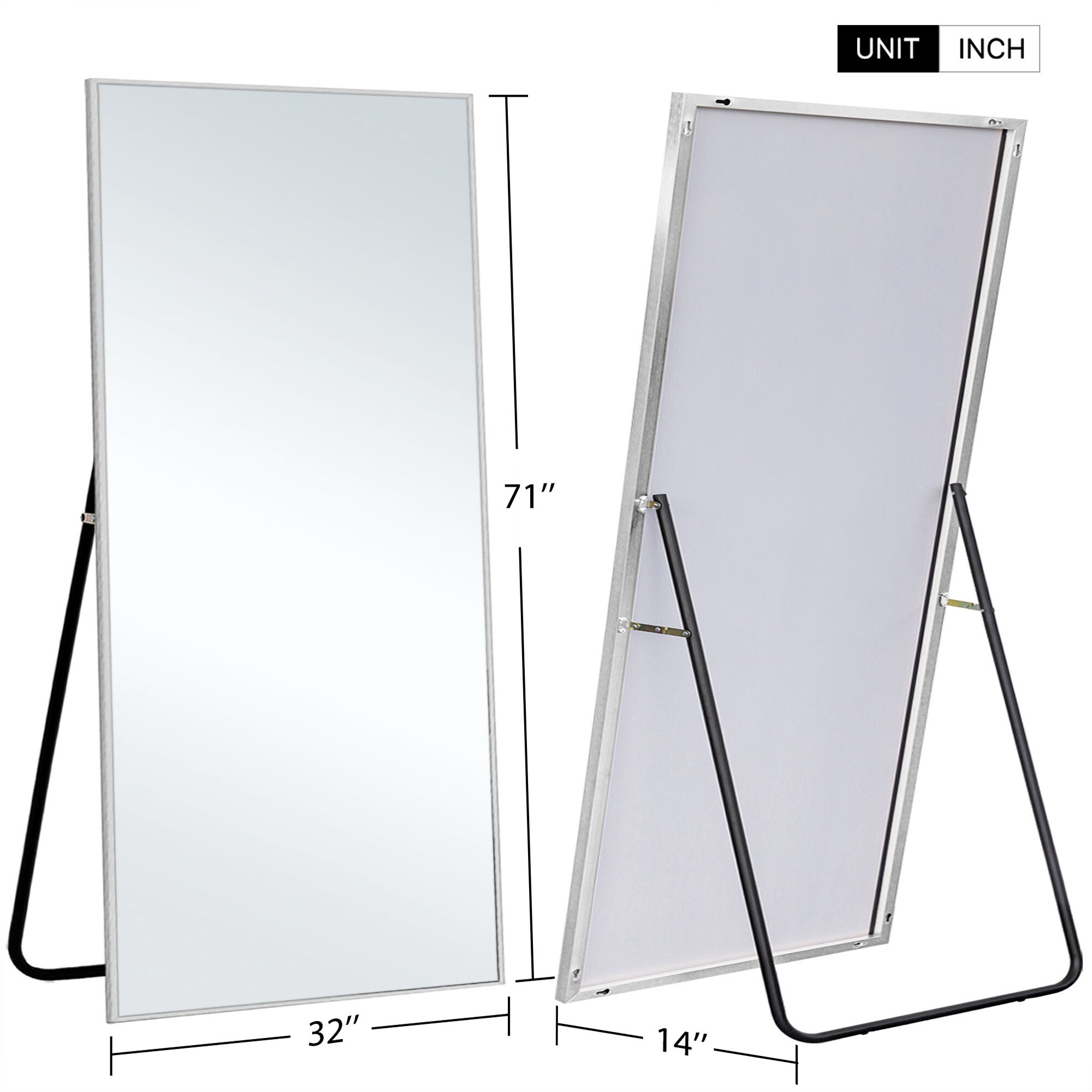 NeuType 32-in W x 71-in H Sliver Vanity Mirror in the Mirrors ...
