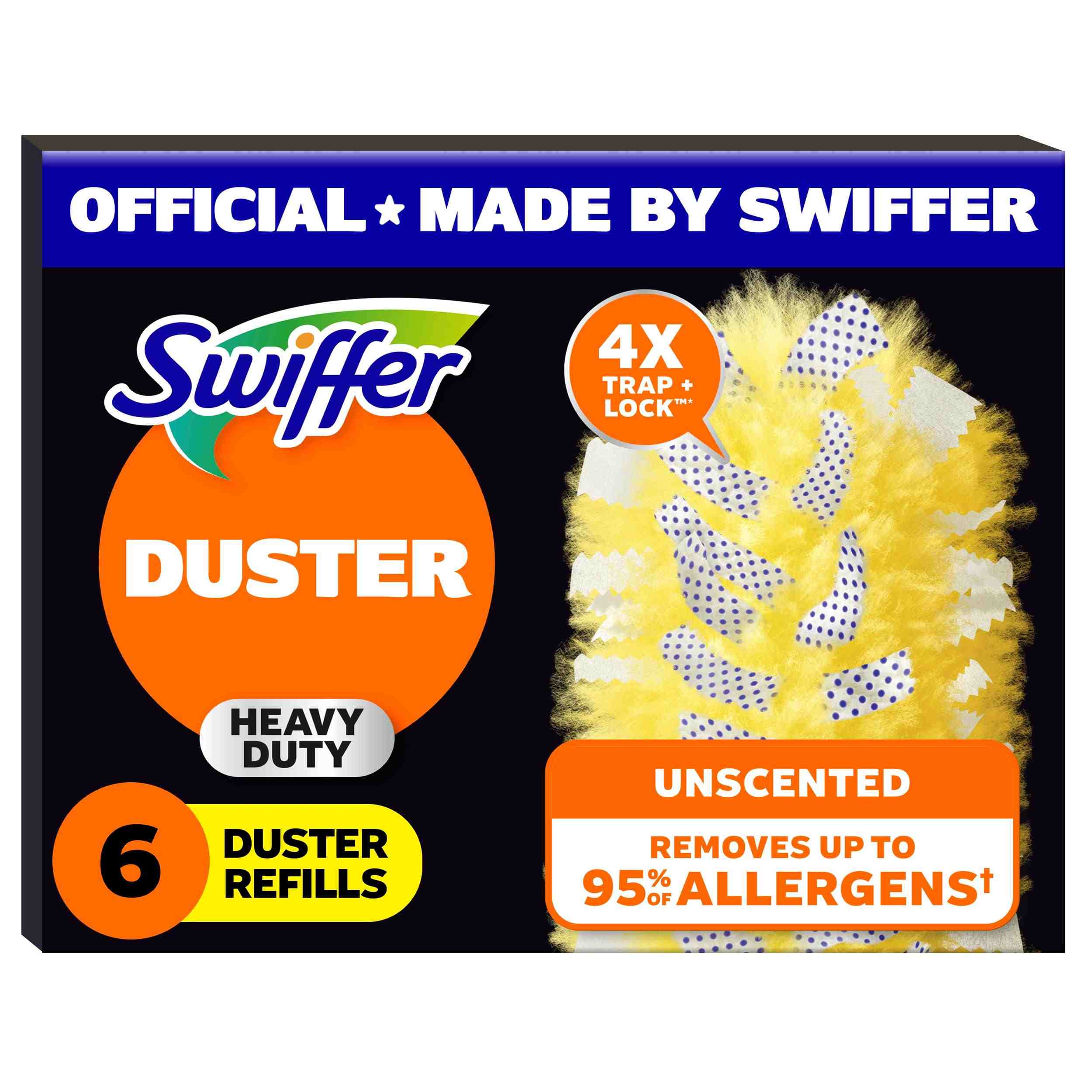 Swiffer Dusters Heavy Duty Poly fiber Refill 6 -Count