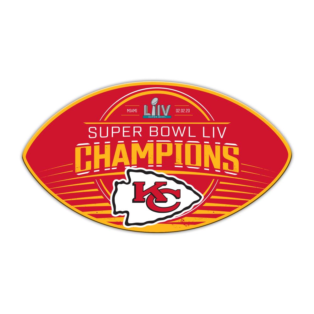 Kansas City Chiefs Super Bowl LIV Champions Aluminum Key Ring