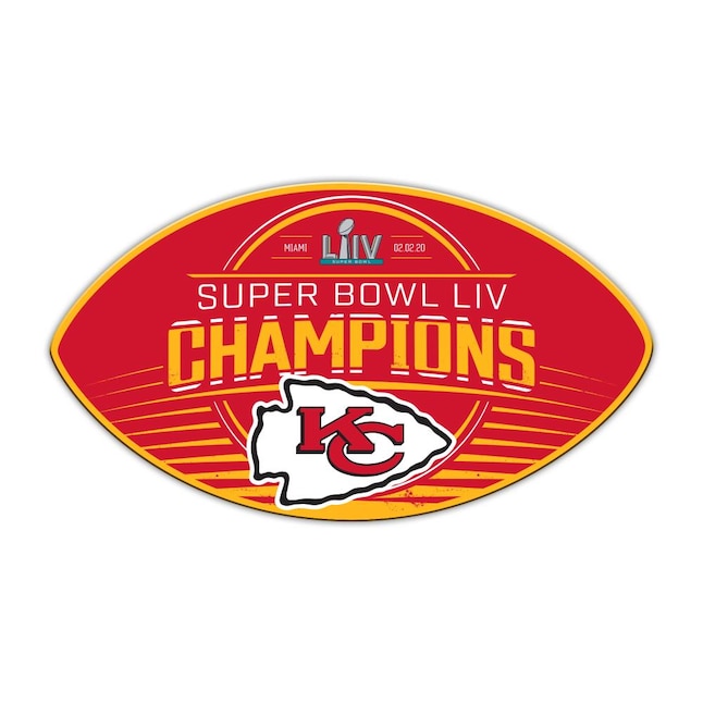 Fremont Die Kansas City Chiefs Super Bowl LIV Large Decal in the ...
