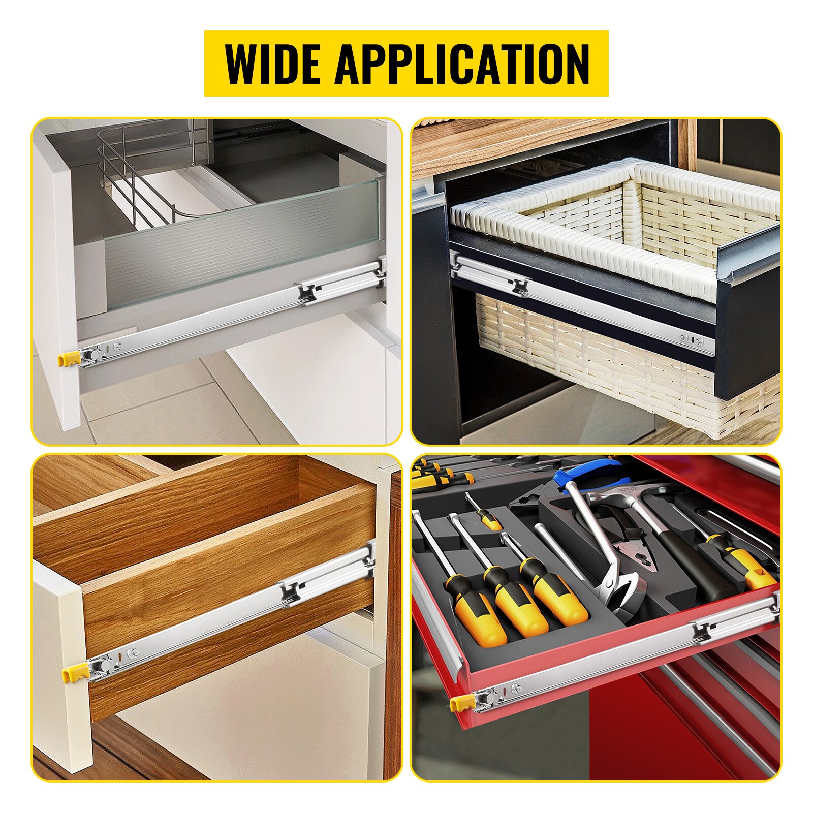 VEVOR CTDG250B30YCWS001V0 Drawer-Slides - View #9