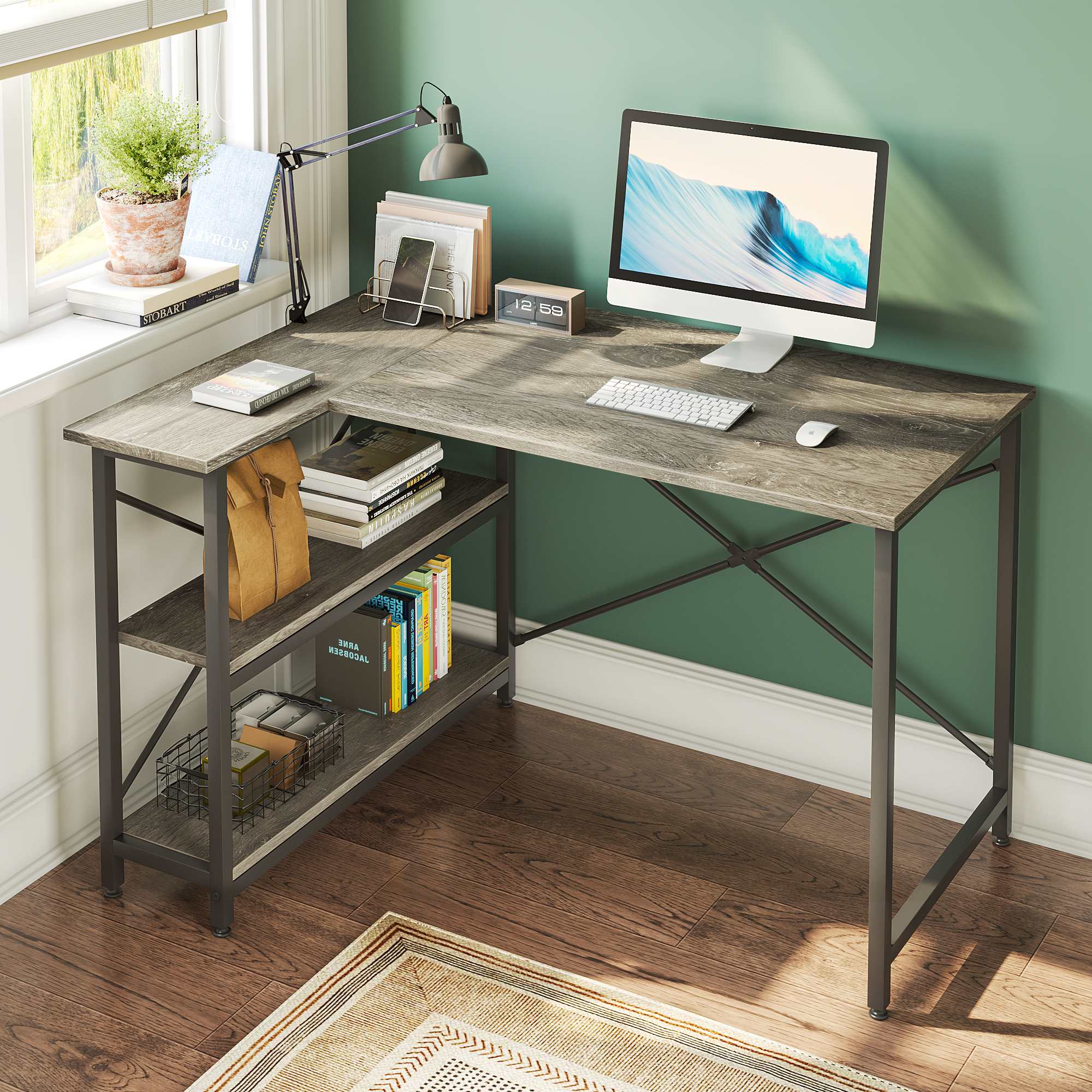 Bestier LOW-1298-D31GRY desks - View #7