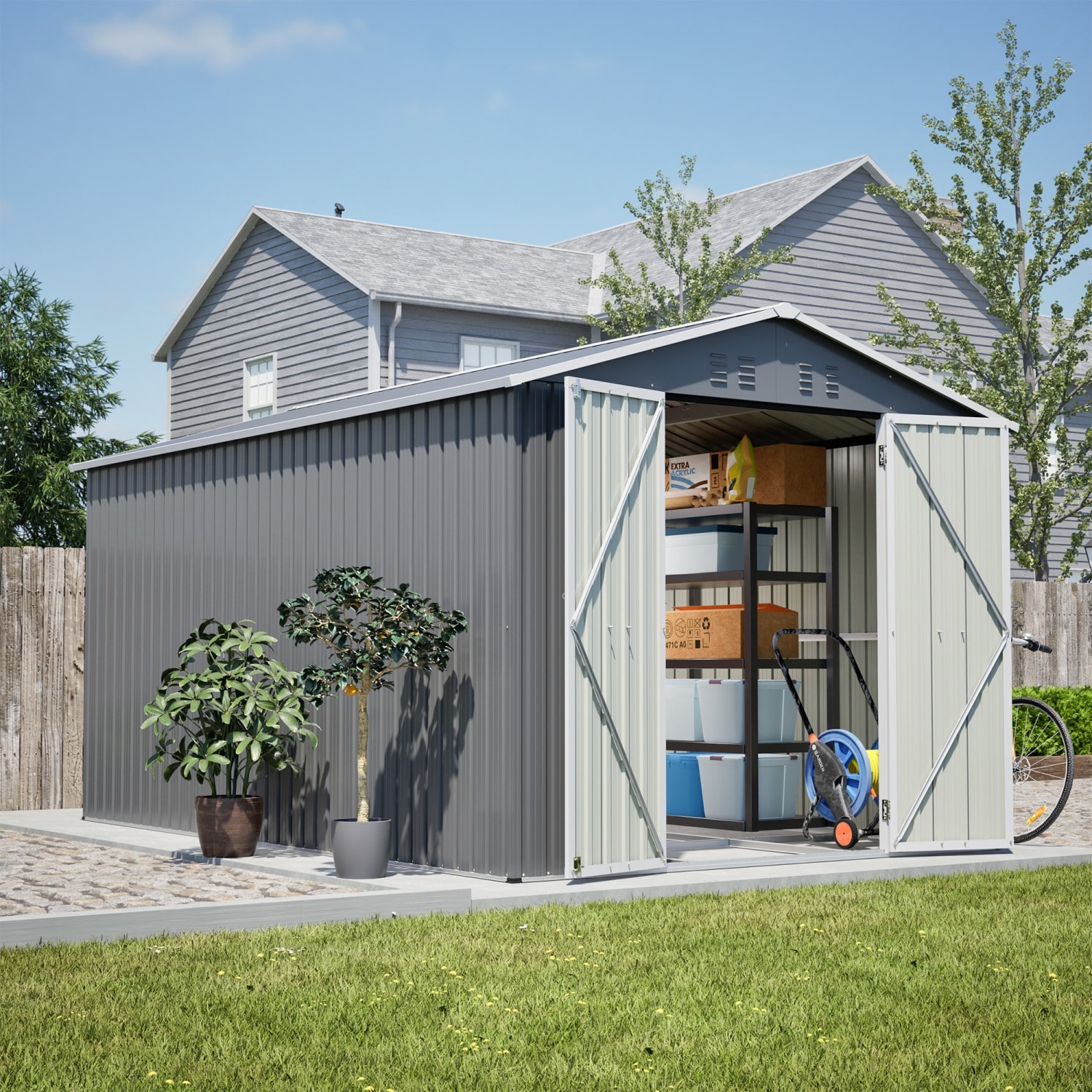 ToolCat LS1-128-HW Metal-Storage-Buildings-Sheds - View #15