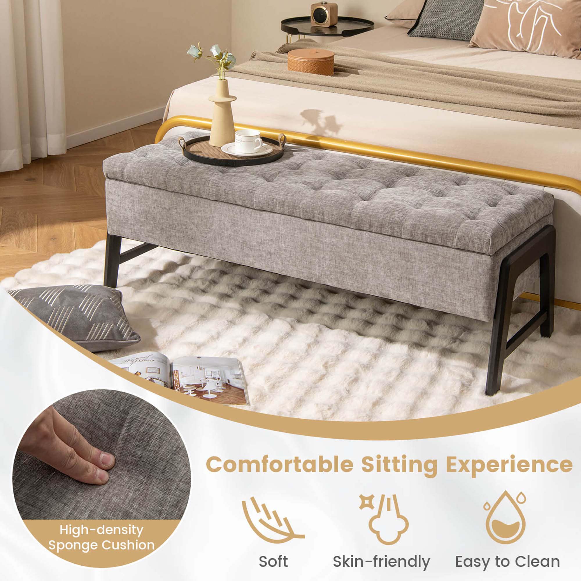 Costway HCST01800 bench - View #6