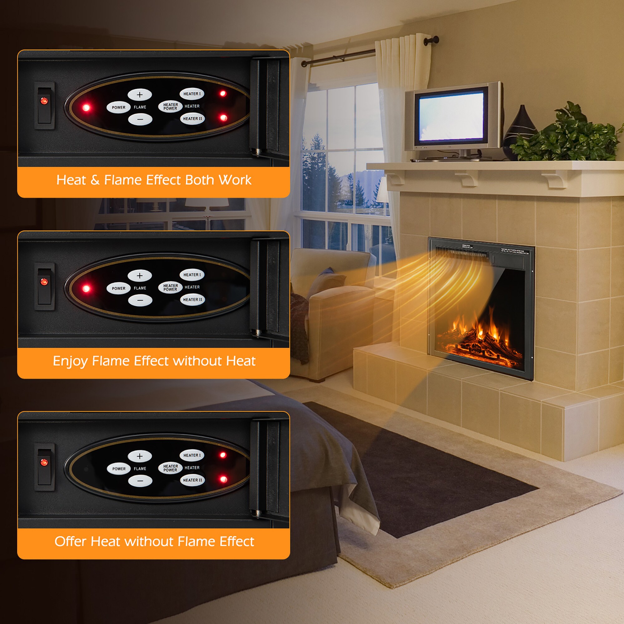 Goplus FP10186 Electric-Fireplace-Fireboxes - View #8