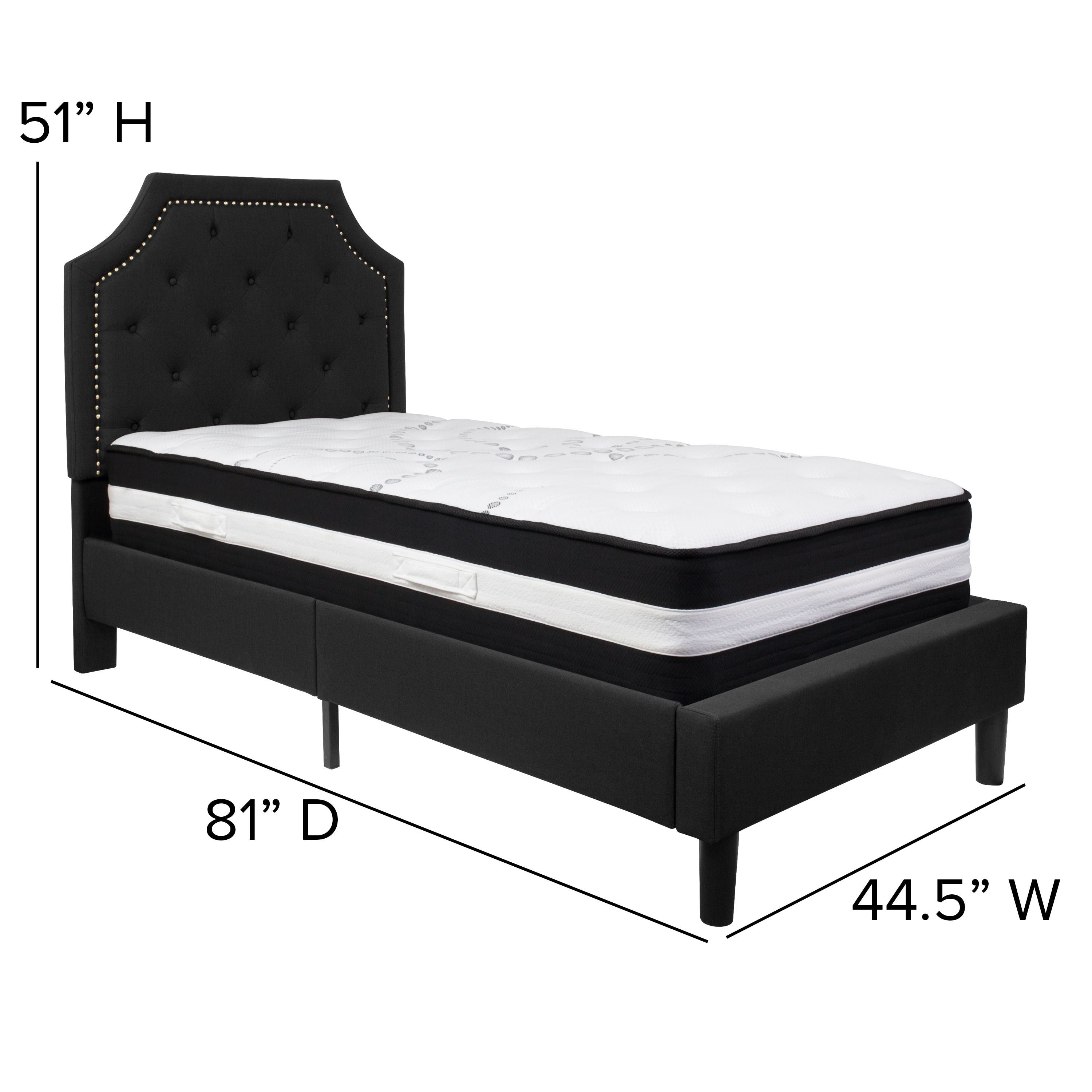 Flash Furniture 889142257370 beds - View #3