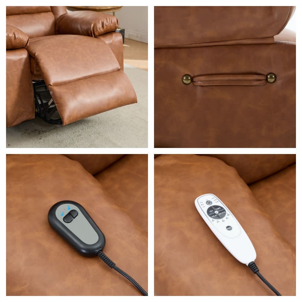 Coolbibila MATEO-RECLINER-BROWN chairs - View #7