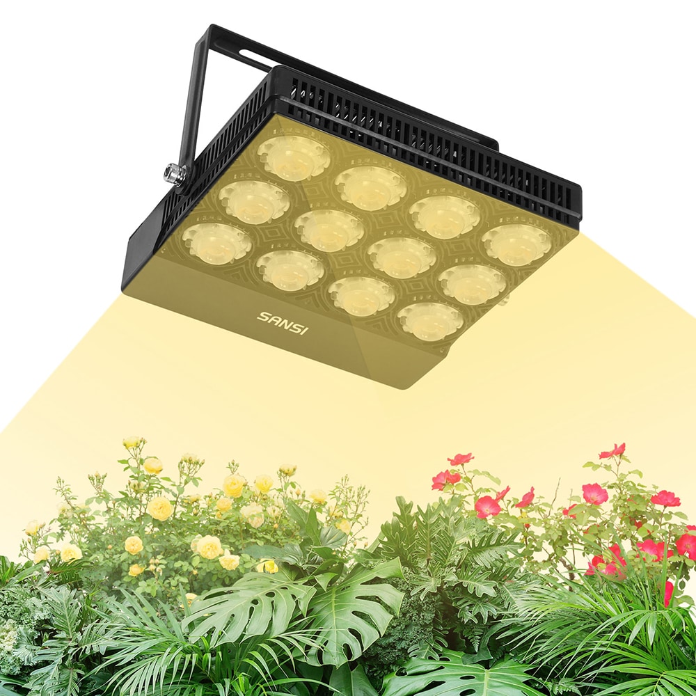 SANSI 8.9-in 1-Light Black 70-Watt Full Spectrum LED Grow Light Kit in the Grow  Light Fixtures & Kits department at