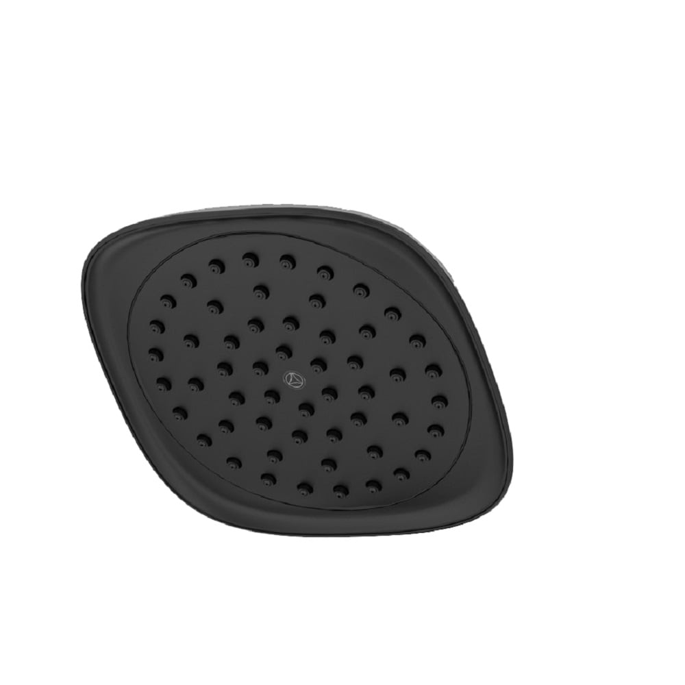Symmons 491SHMB 1.0 -Settings Matte Black 6.68-in Square Fixed Shower Head 2 GPM