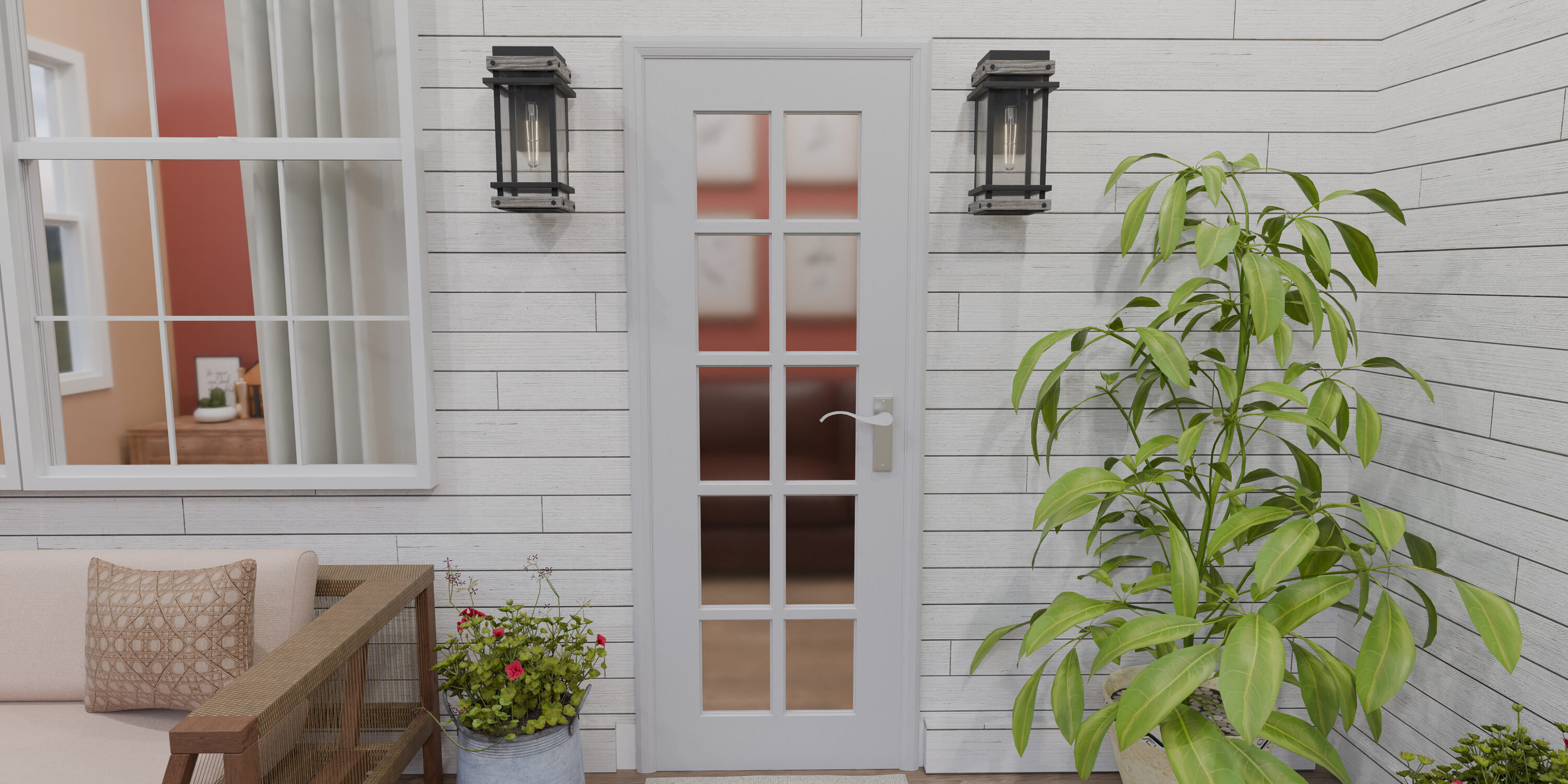 Quoizel SAD8407MBK Outdoor-Wall-Lighting - View #4