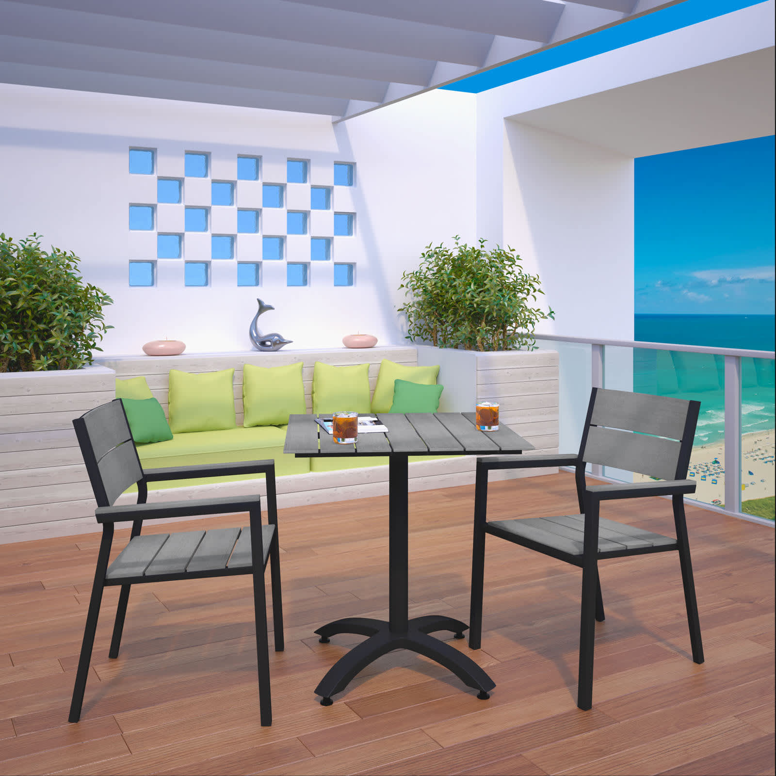 Modway EEI-1759-BRN-GRY-SET Patio-Dining-Sets - View #2