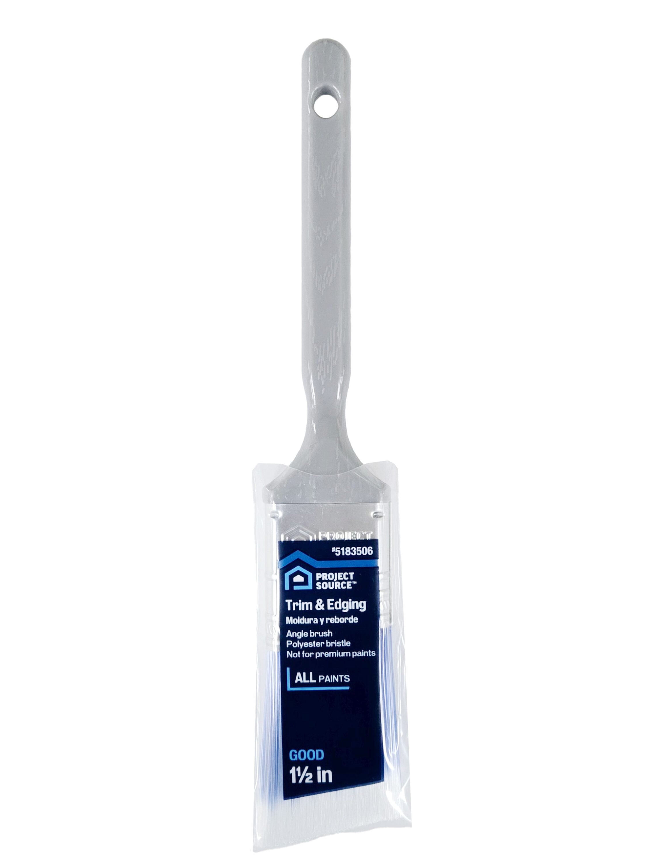 Project Source GD1512 1-1/2-in Reusable Polyester Angle General purpose brush 12 -Pack