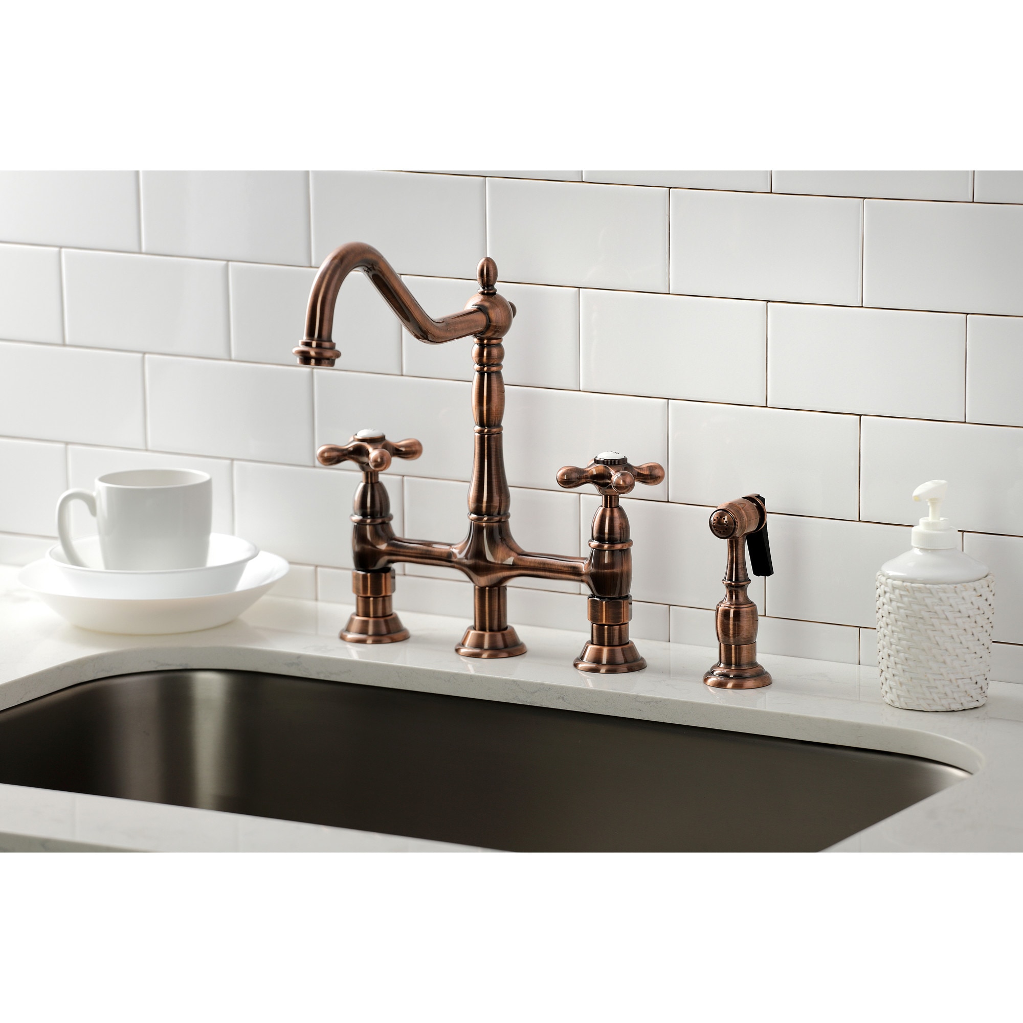 Kingston Brass WLKS127AXBSAC Kitchen-Faucets - View #3