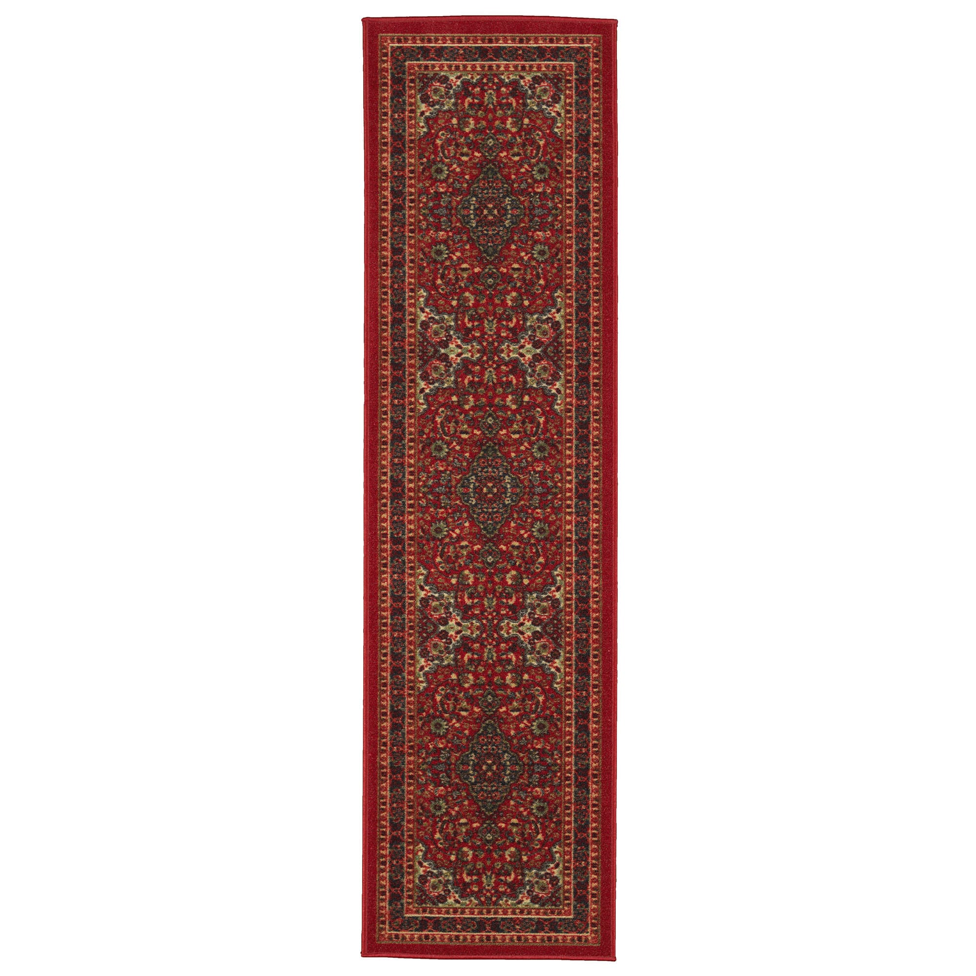 Ottomanson OTH2210-3X5 Ottohome 4 X 5 (ft) Dark Red Indoor Area Rug