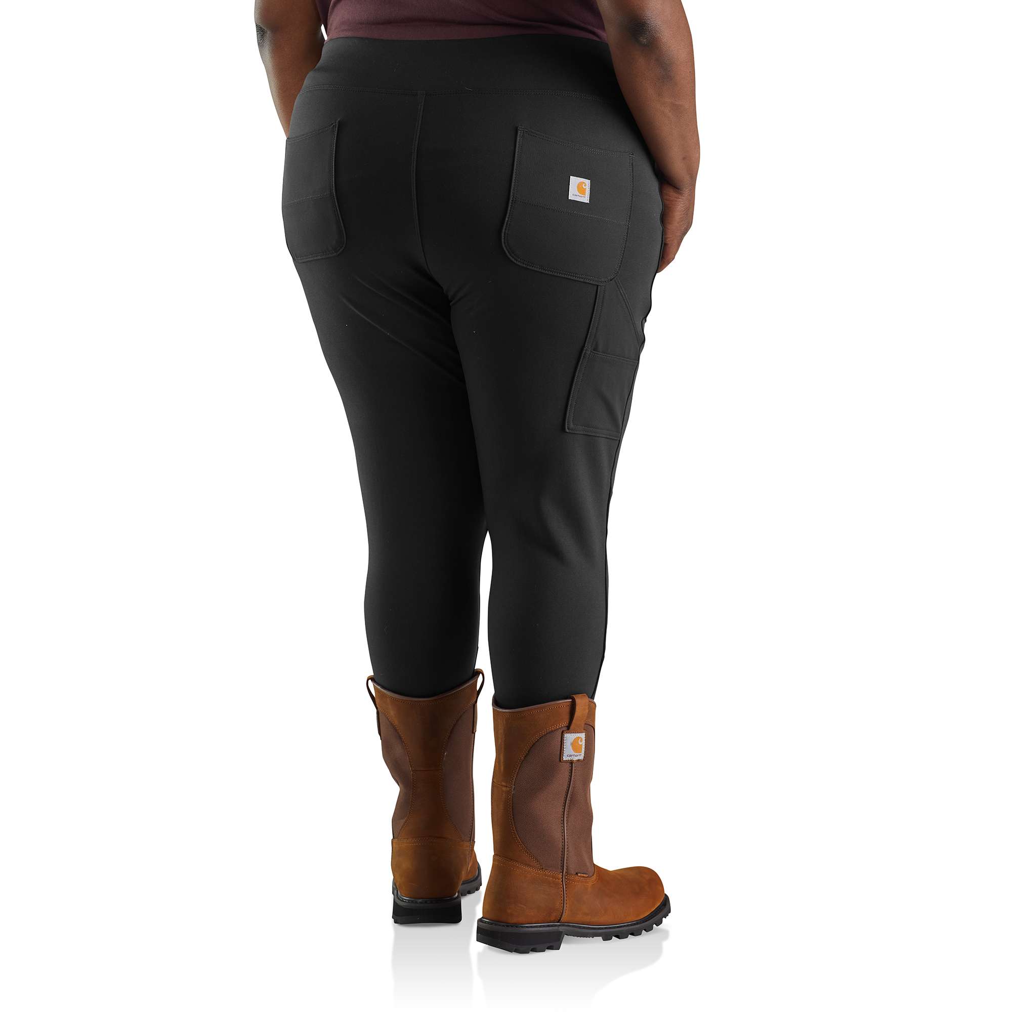 Carhartt Women's Skinny Fit Black Knit (Small) in the Pants department at