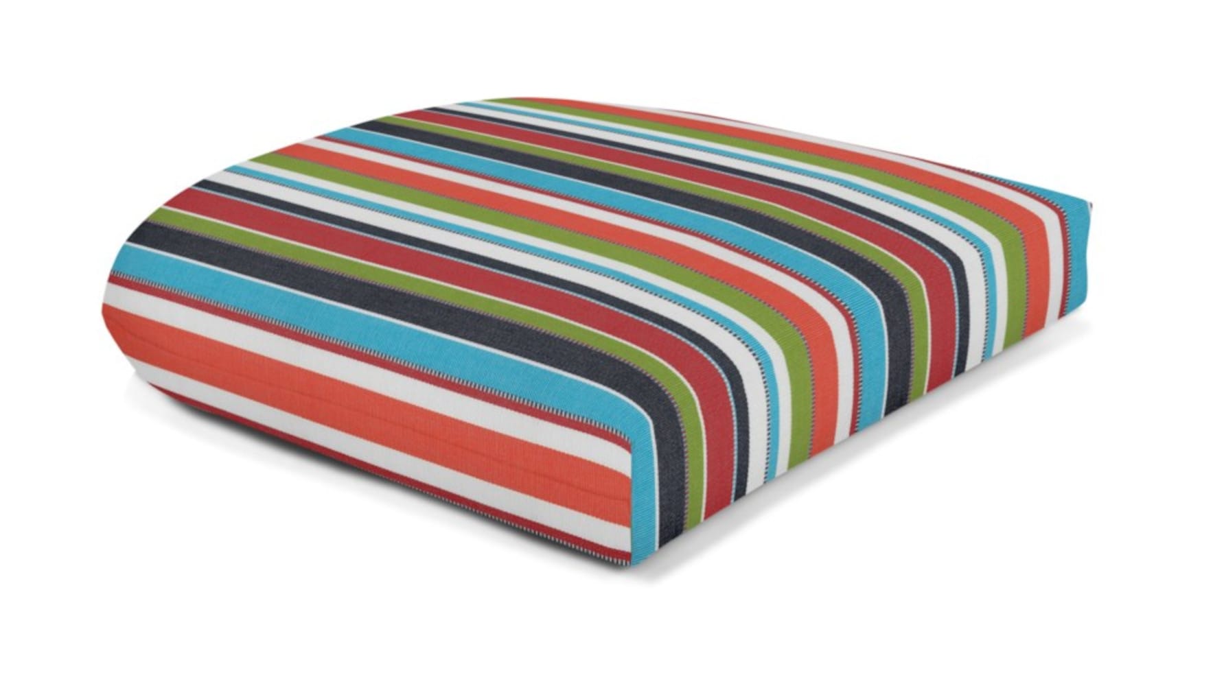 Carousel Confetti Multicolor Sunbrella Outdoor Wicker Chair Cushion