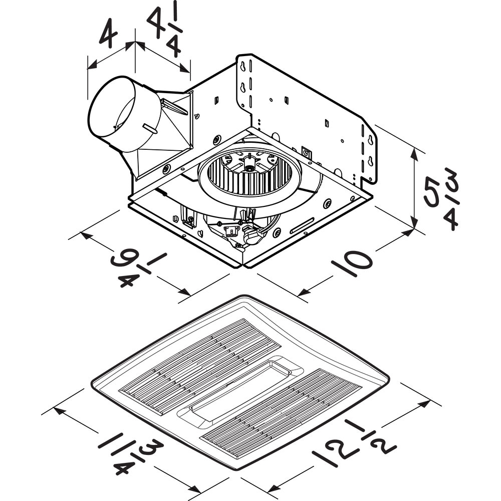 Broan AE80BL Bath-Fans - View #8