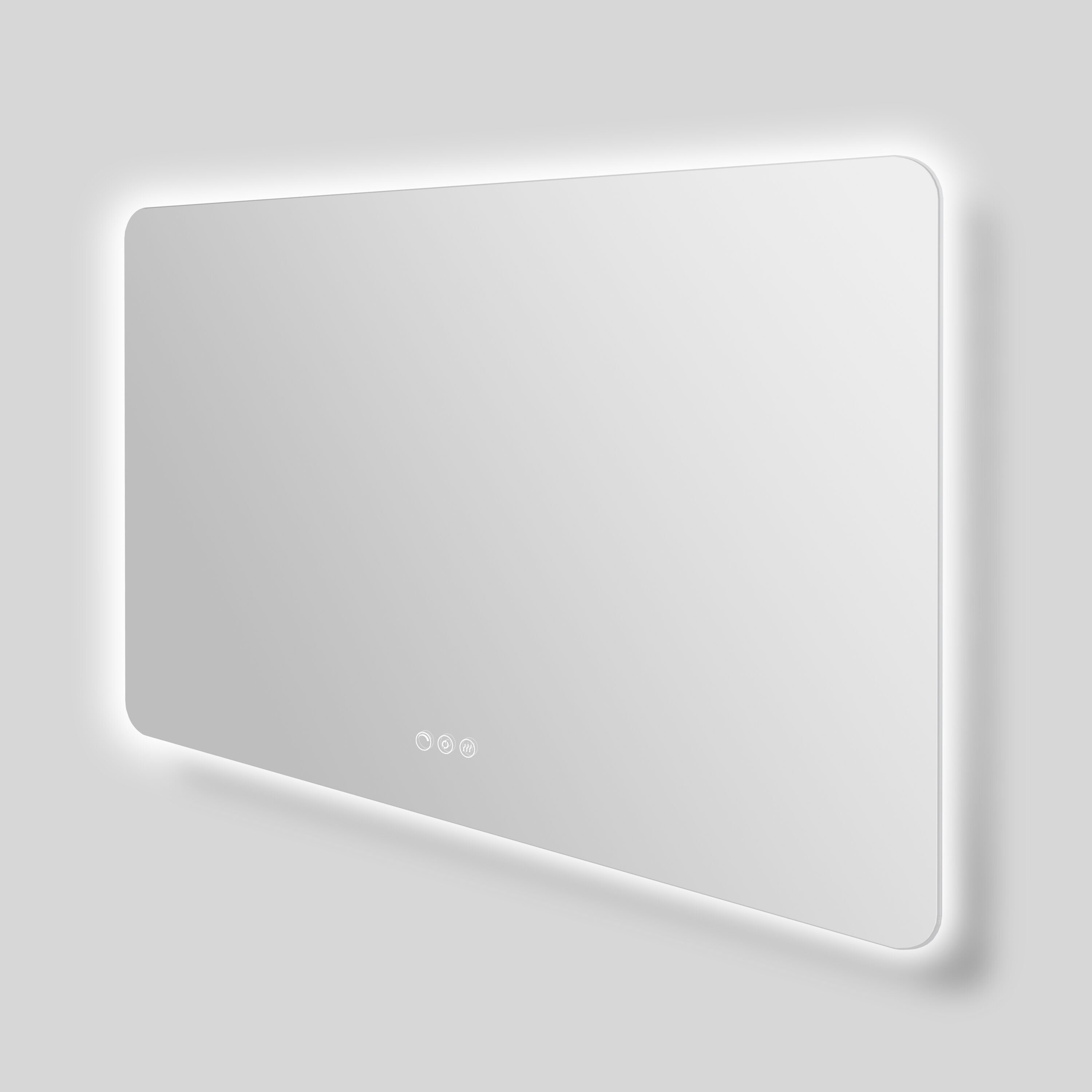 40" x 28" Frameless LED Bathroom Vanity Mirror with Anti-Fog