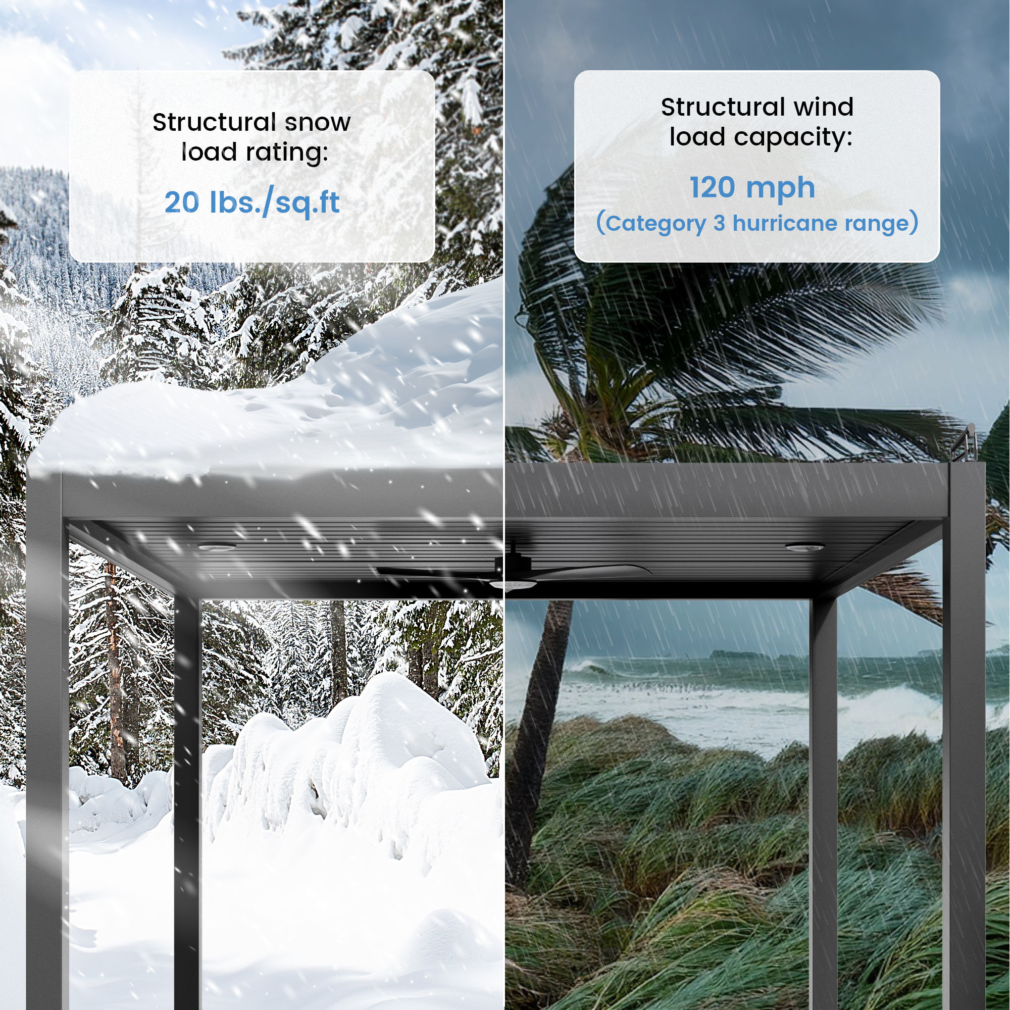 Mondawe MO-P131313GY Pergolas-2 - View #10