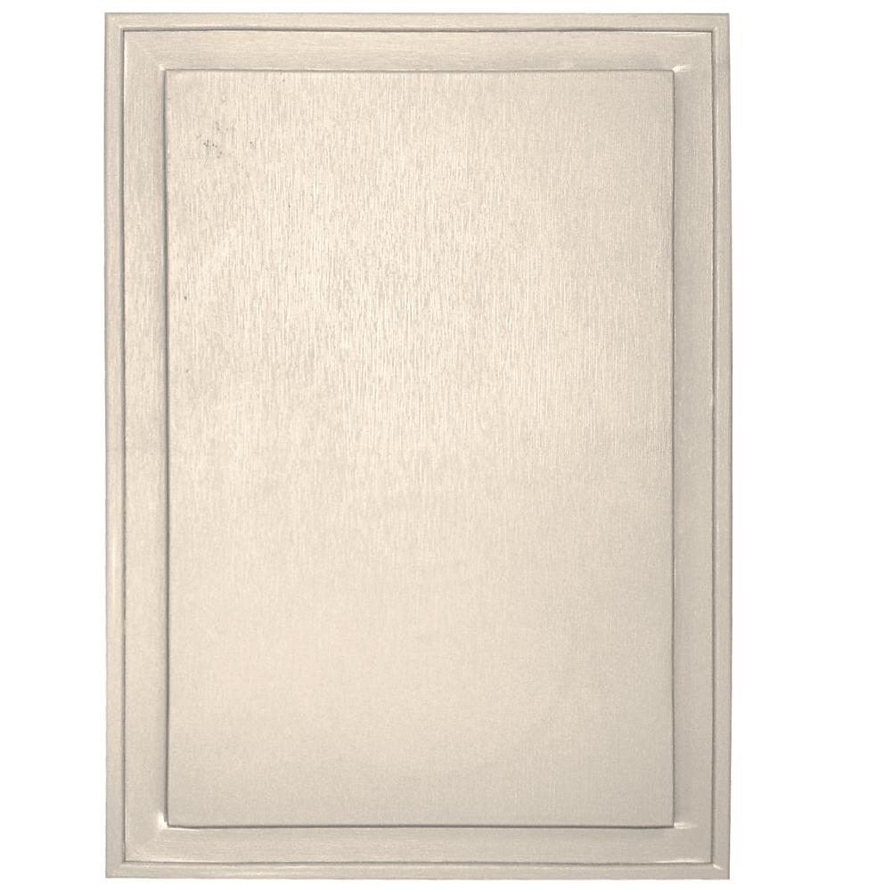 Builders Edge 130120009021 10-in x 14-in Sandstone Beige Vinyl Universal Mounting Block