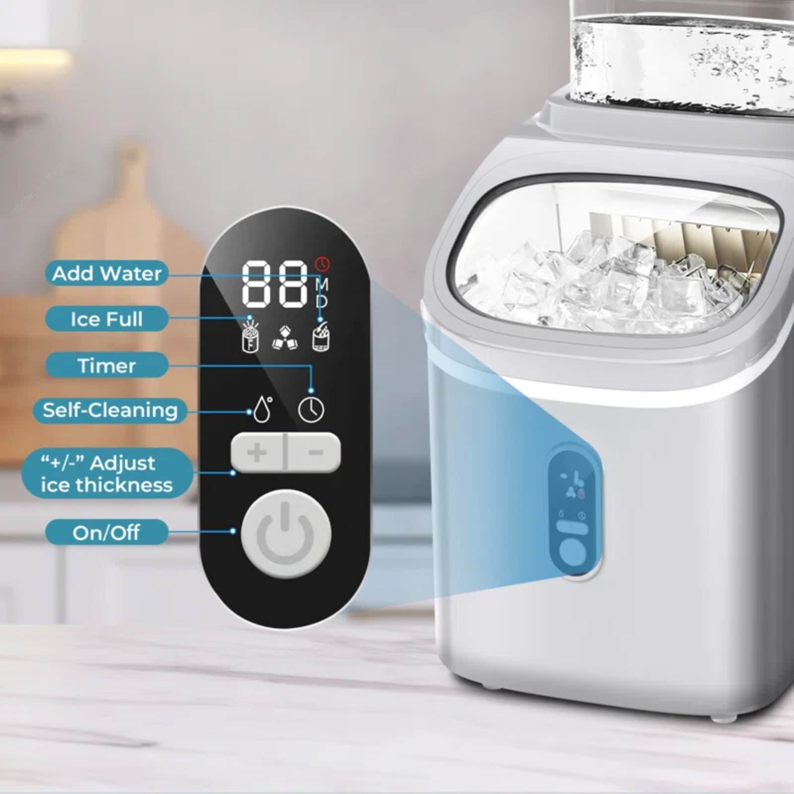 Antarctic Star Z5813AF-GREY Commercial-Ice-Makers - View #3