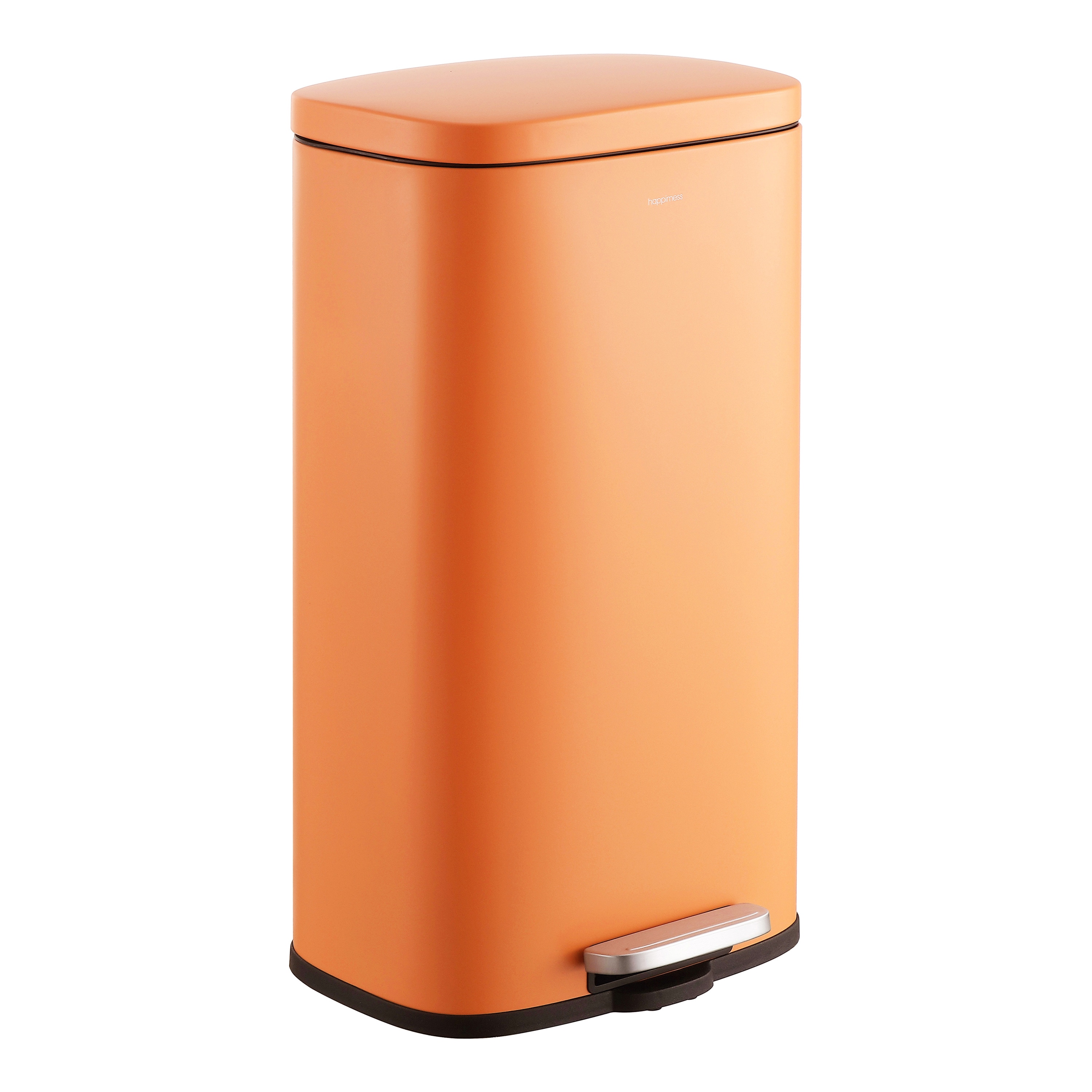 happimess HPM1011K 8 Gallon Carrot Cake Metal Indoor Kitchen Step Trash Can