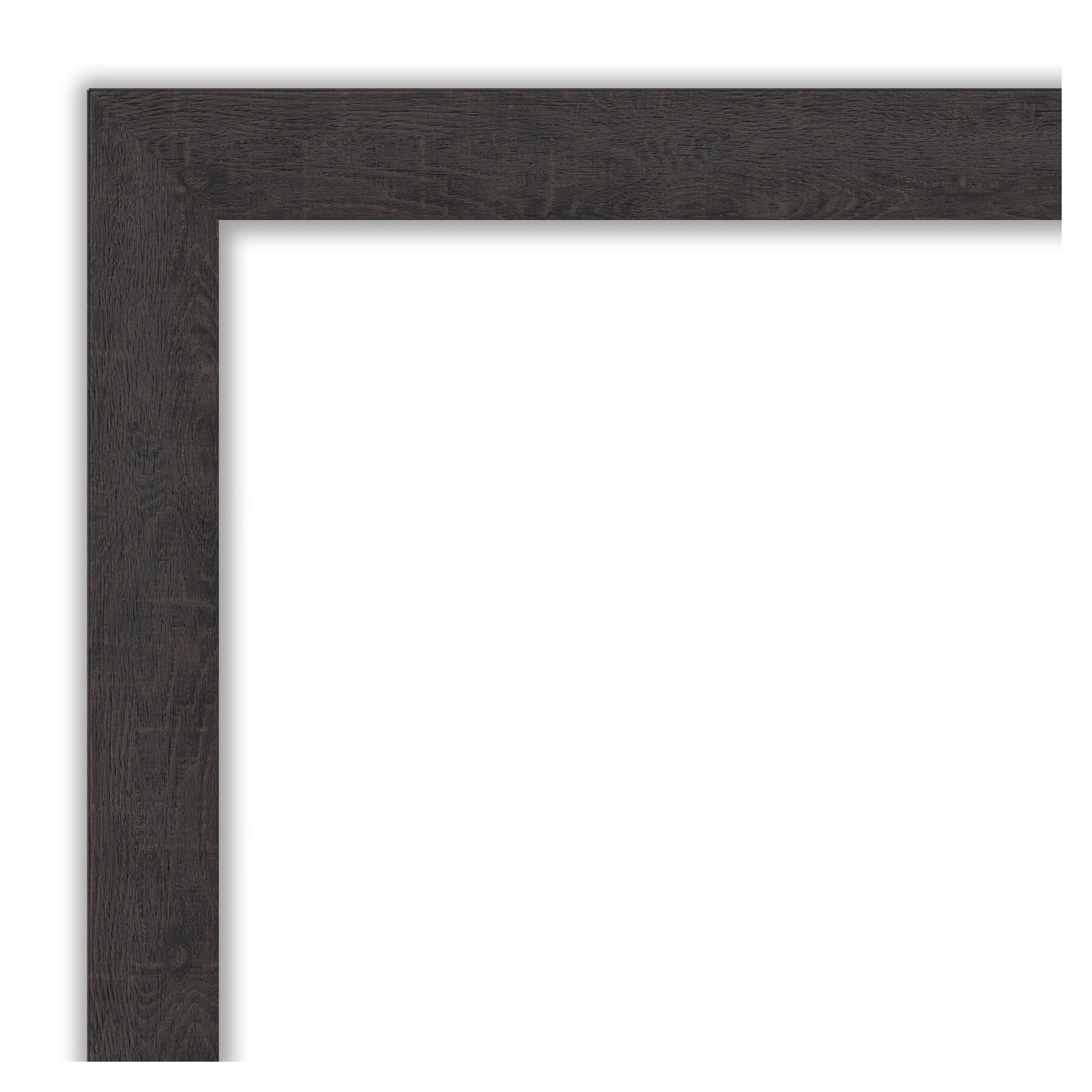 Amanti Art Rustic Plank Espresso Frame 19.25-in x 23.25-in Bathroom ...