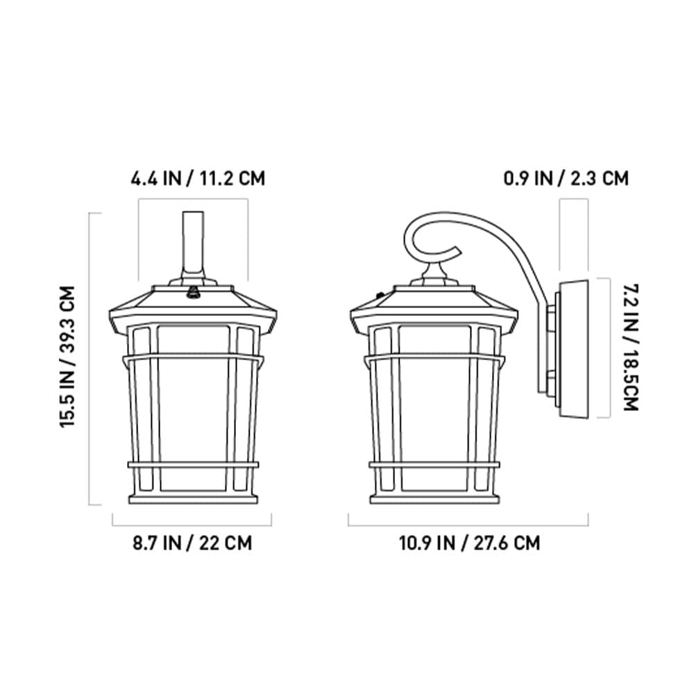 KODA LM030156-1 Outdoor-Wall-Lighting - View #4