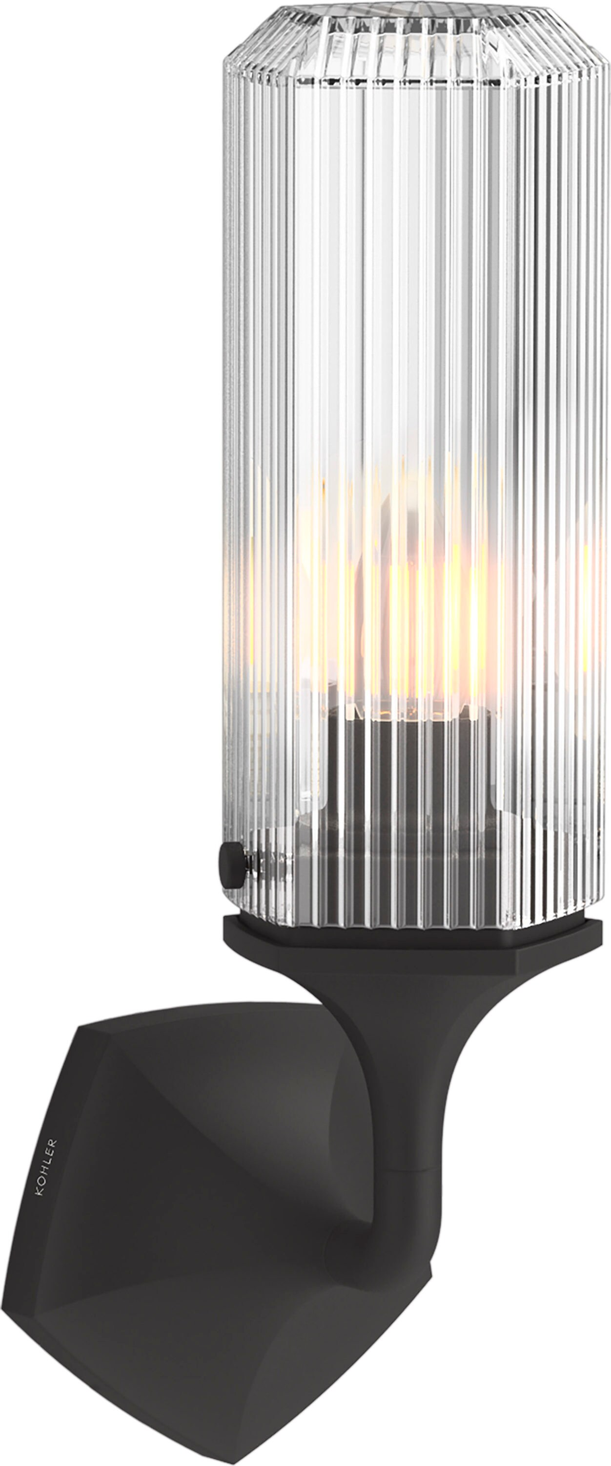 KOHLER Occasion 2-Light Matte Black Wall Sconce