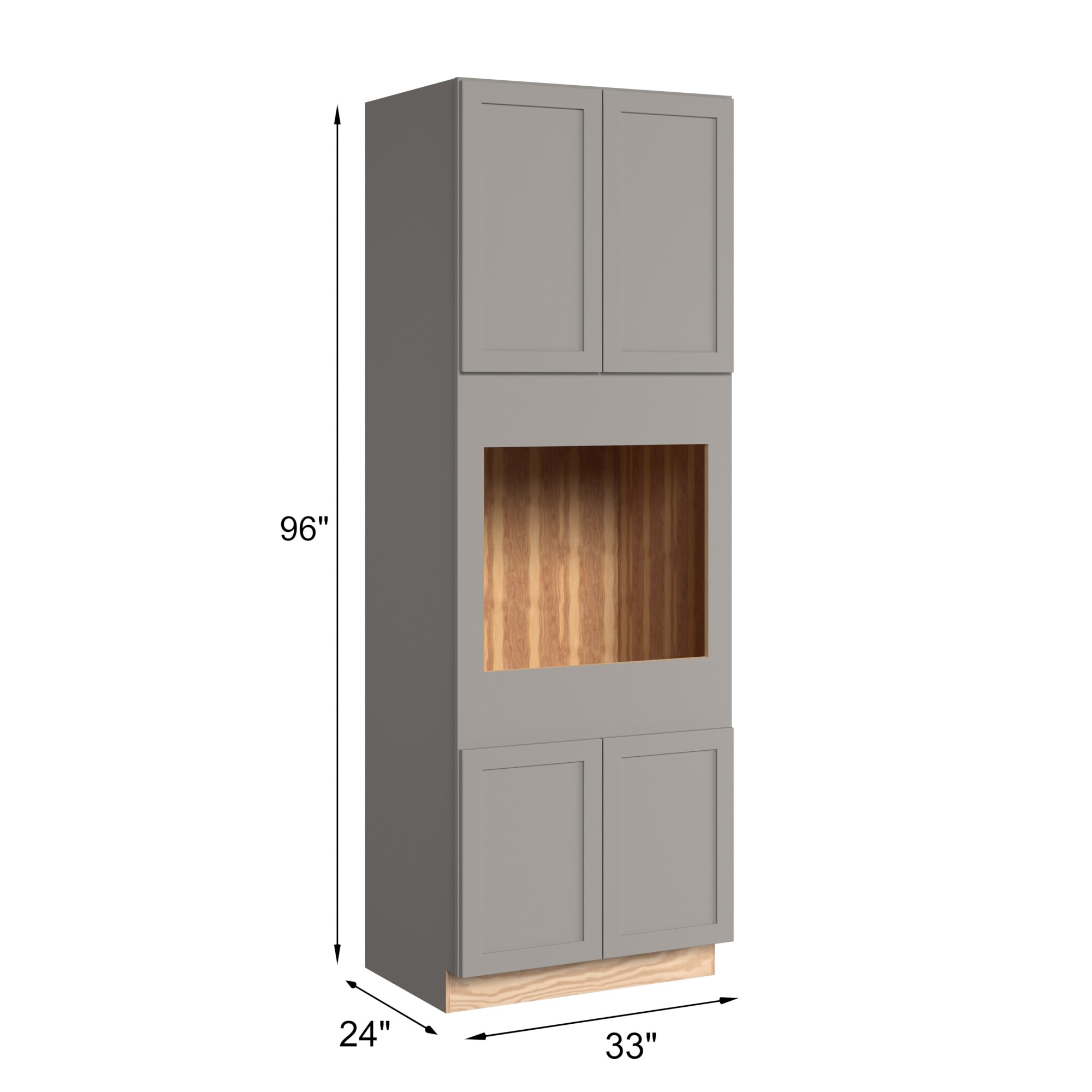 KraftMaid Momentum OC332496SG81 Cabinets-Kitchen - View #3