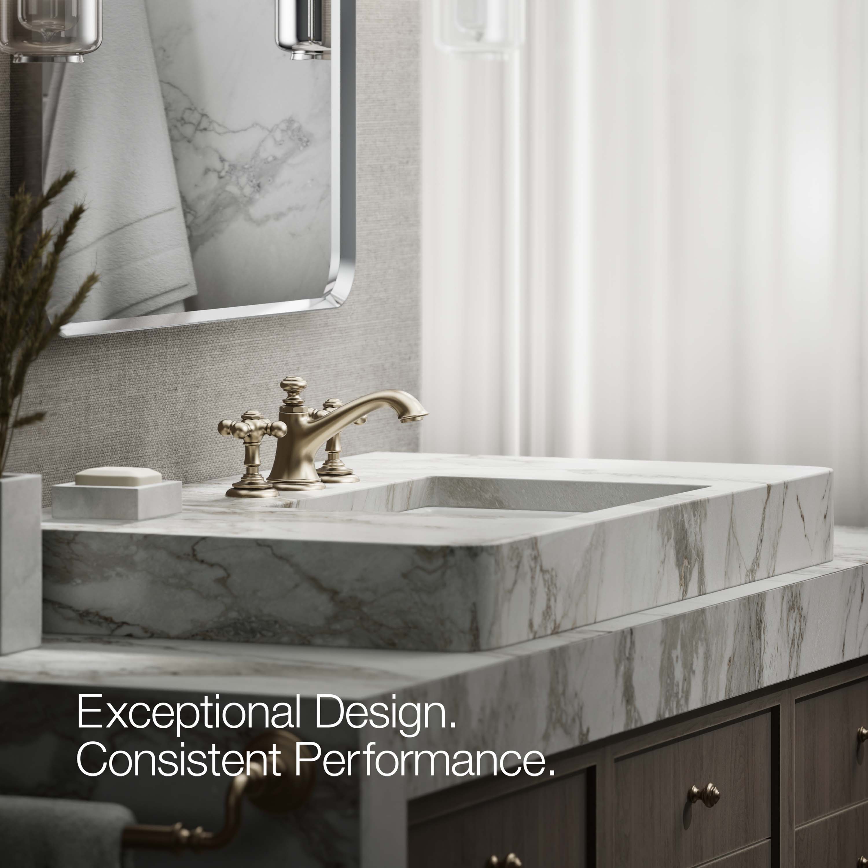 KOHLER 98068-3-BV Faucet-Tub-Shower-Handles - View #3